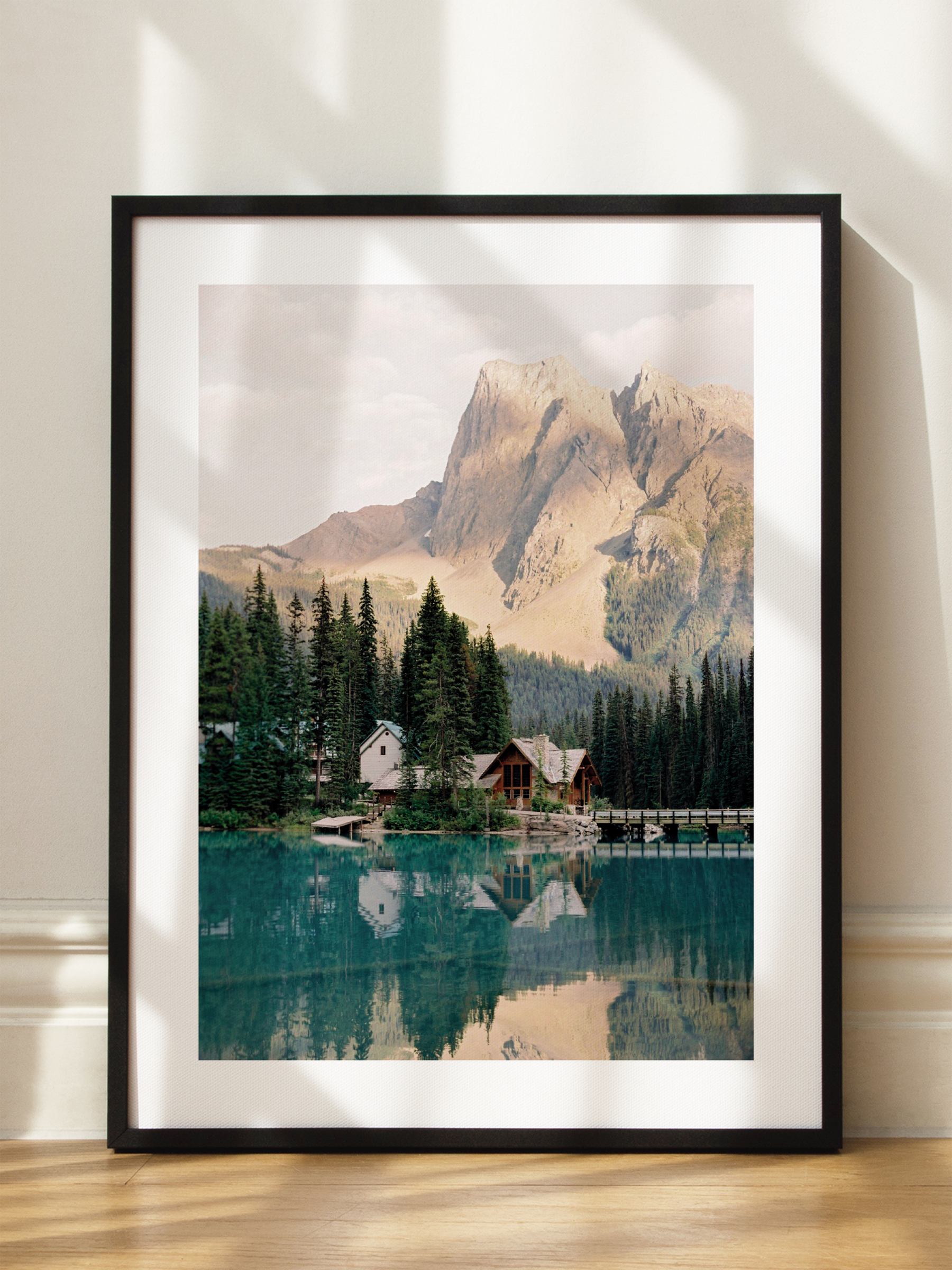 Cabin By The Lake Poster