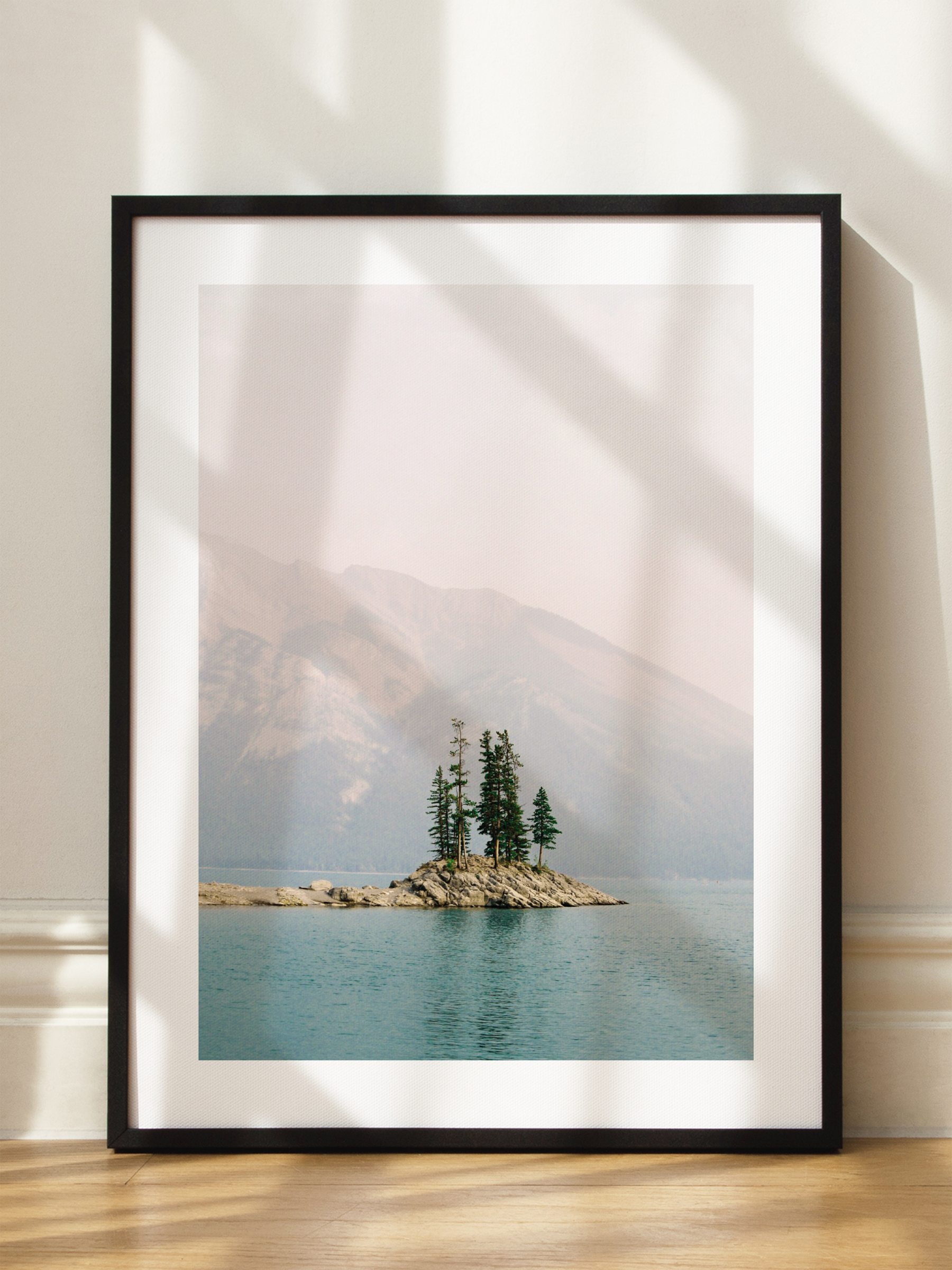 Solitude In Blue Poster