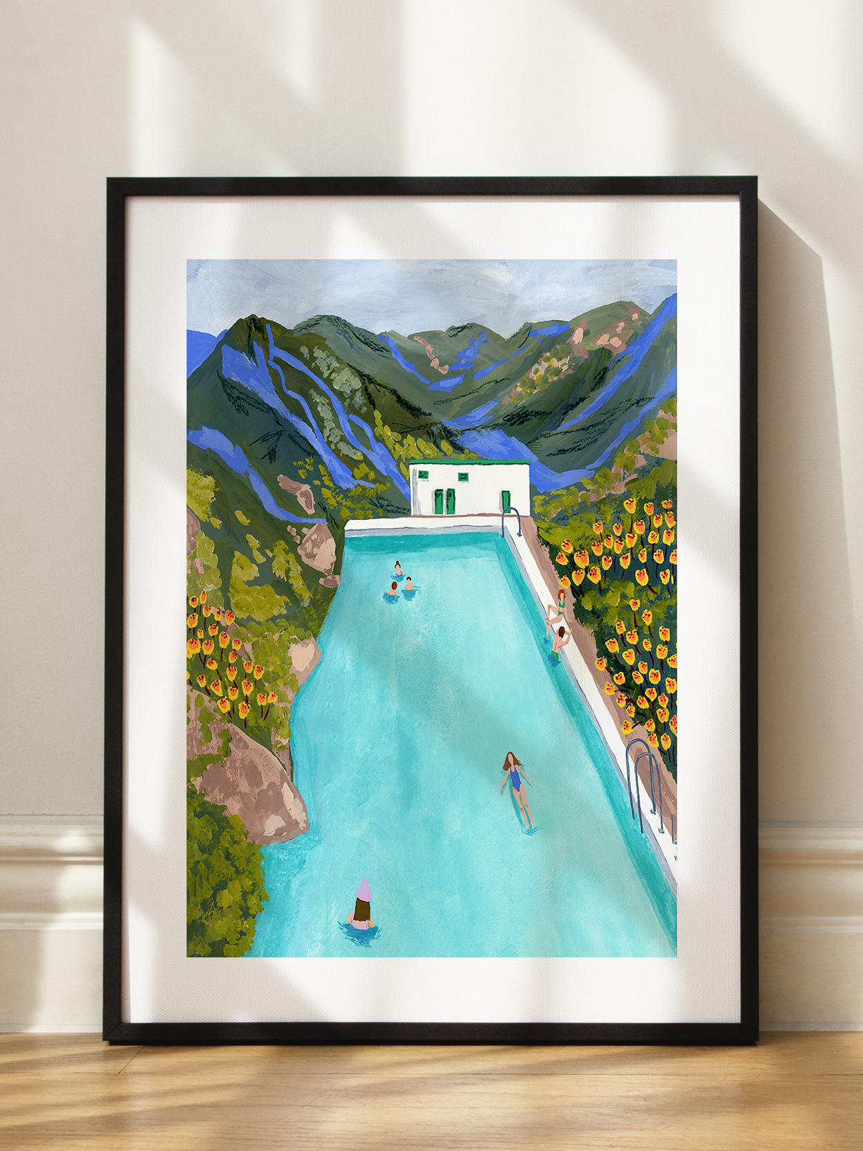 Mountain Pool Poster