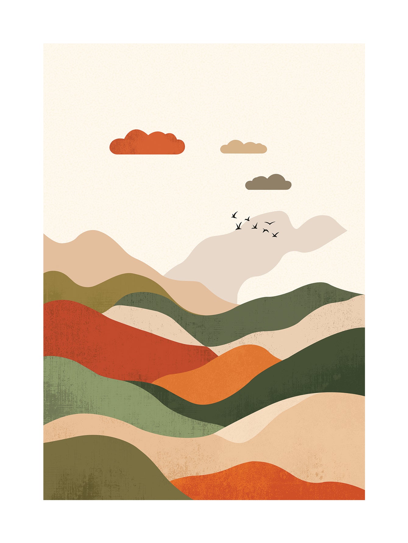 Mountain Reflections Poster