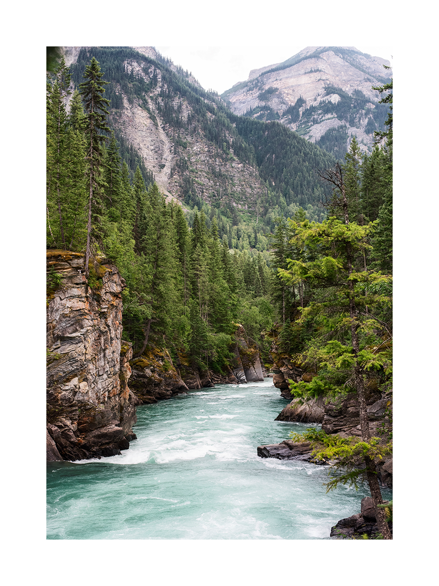 Mountain River Poster