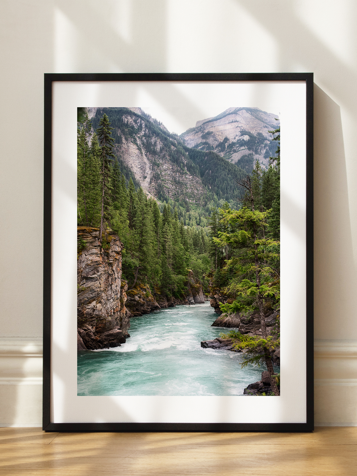 Mountain River Poster