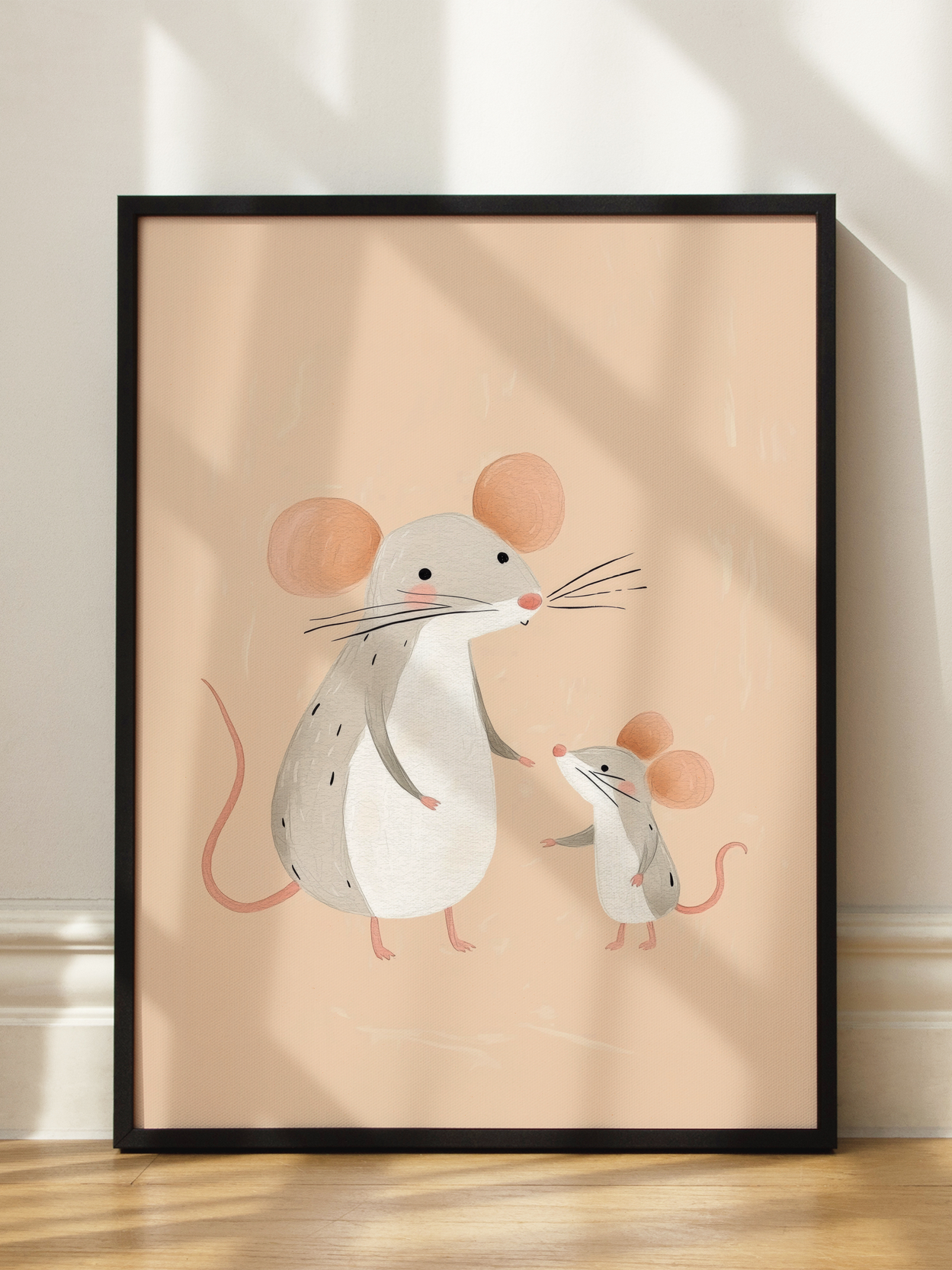 Mouse Family Poster
