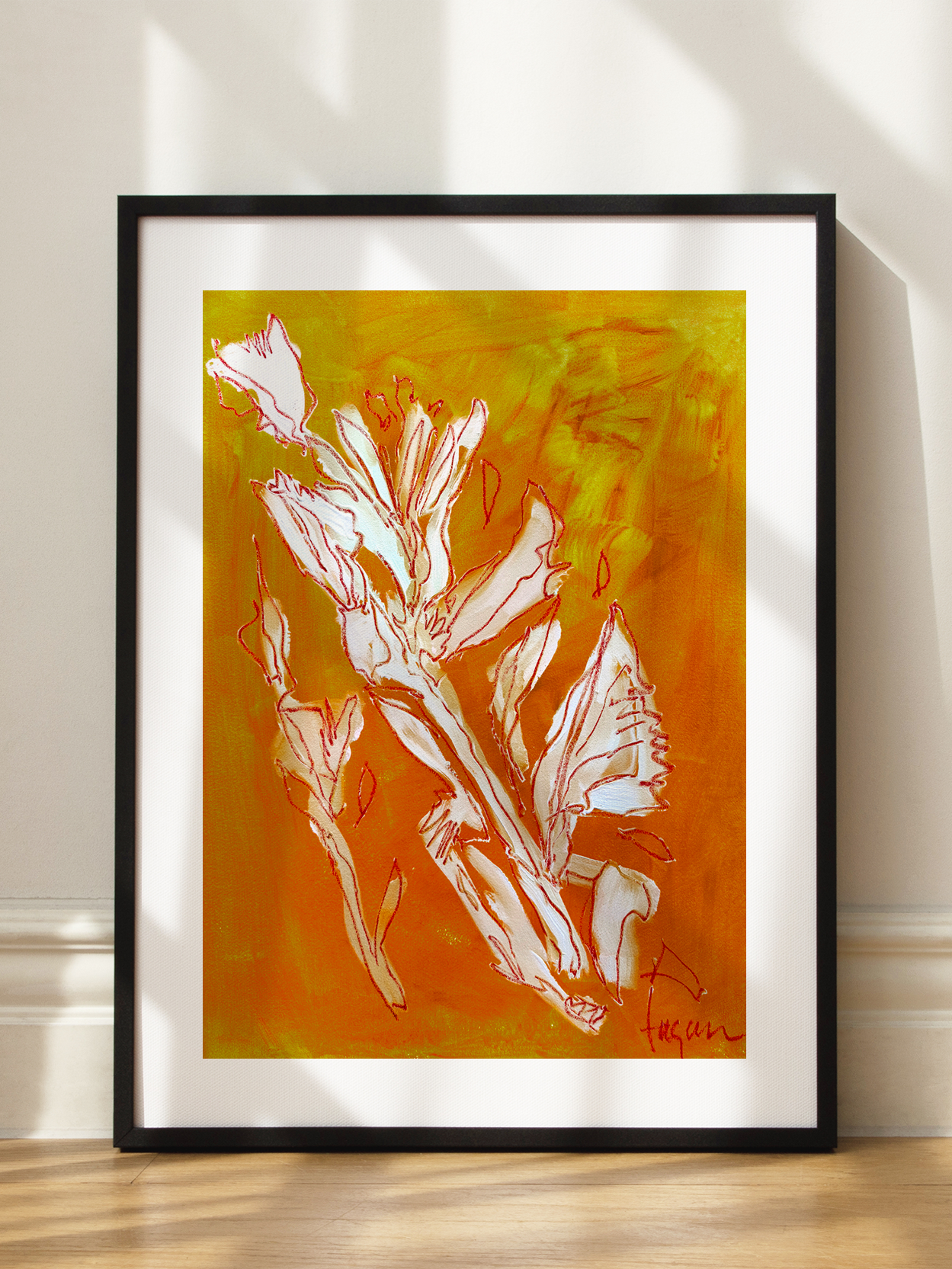 Mustard Flower Poster
