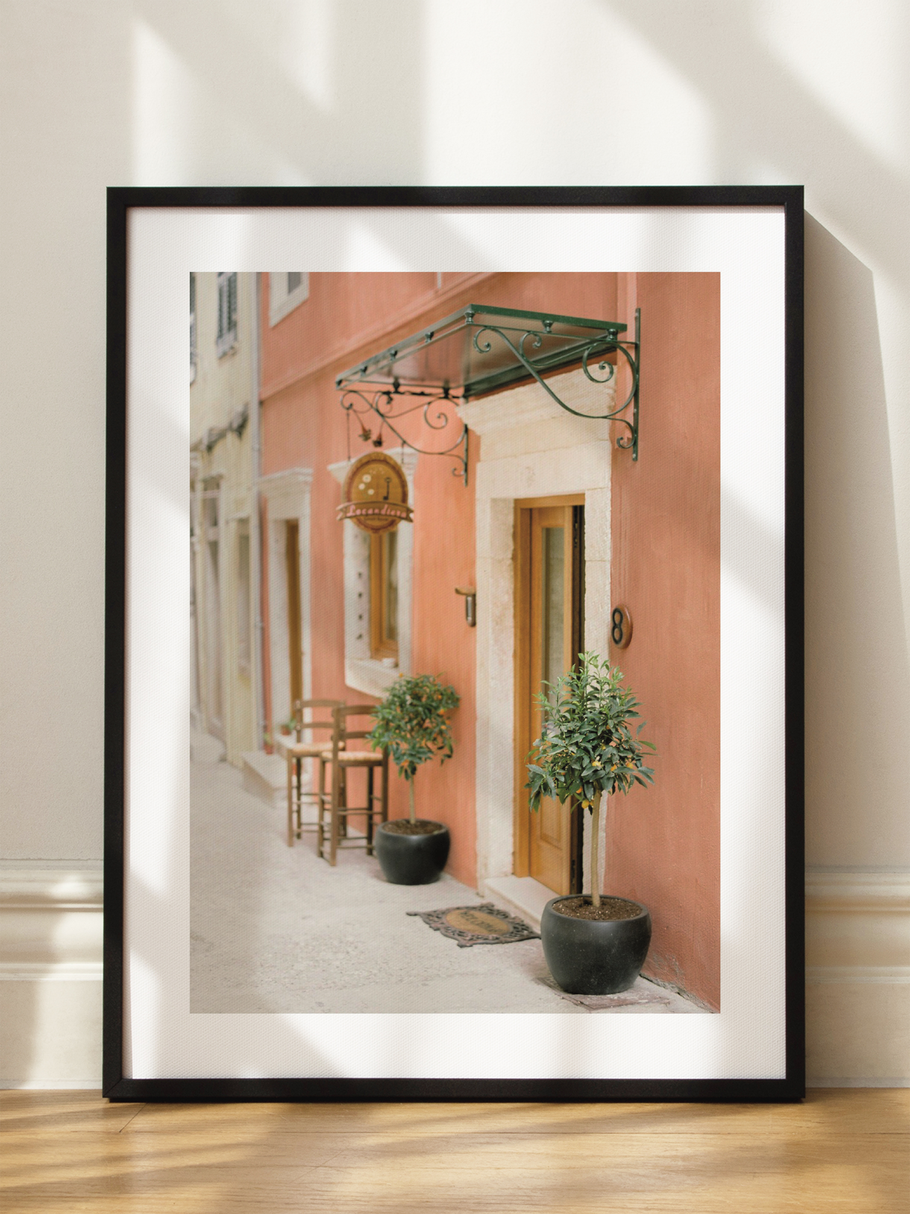 Mediterranean Facade Poster
