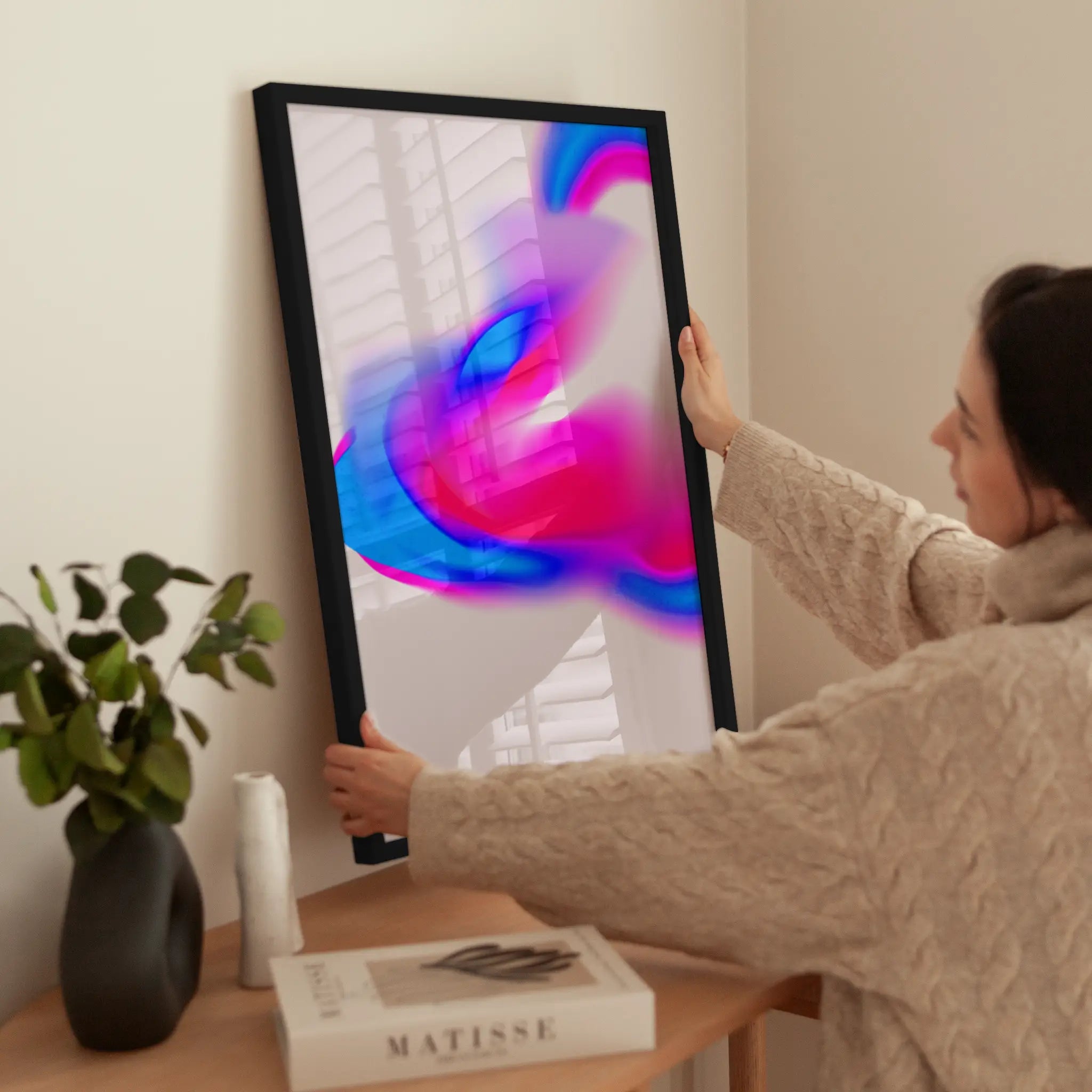 Neon Waves wird aufgehängt