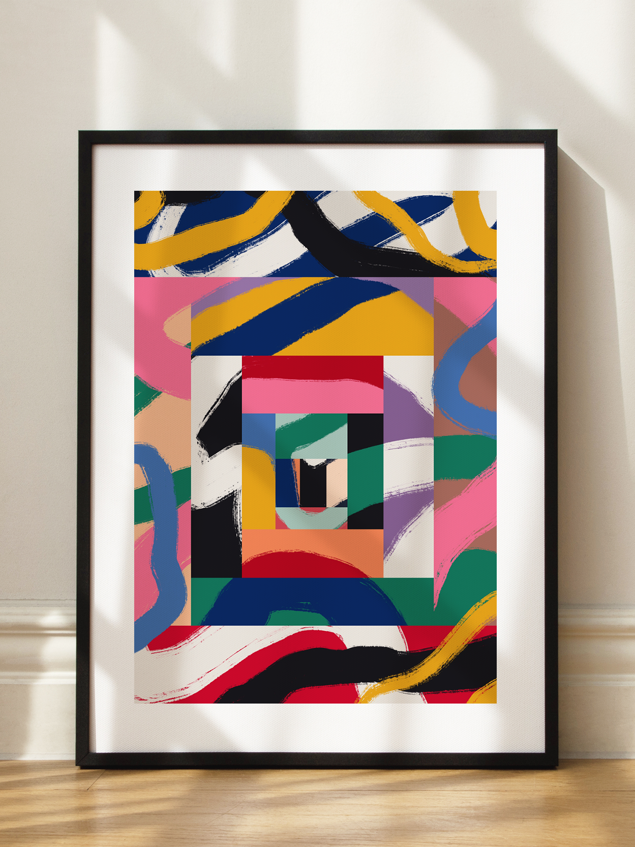 New York Abstract View