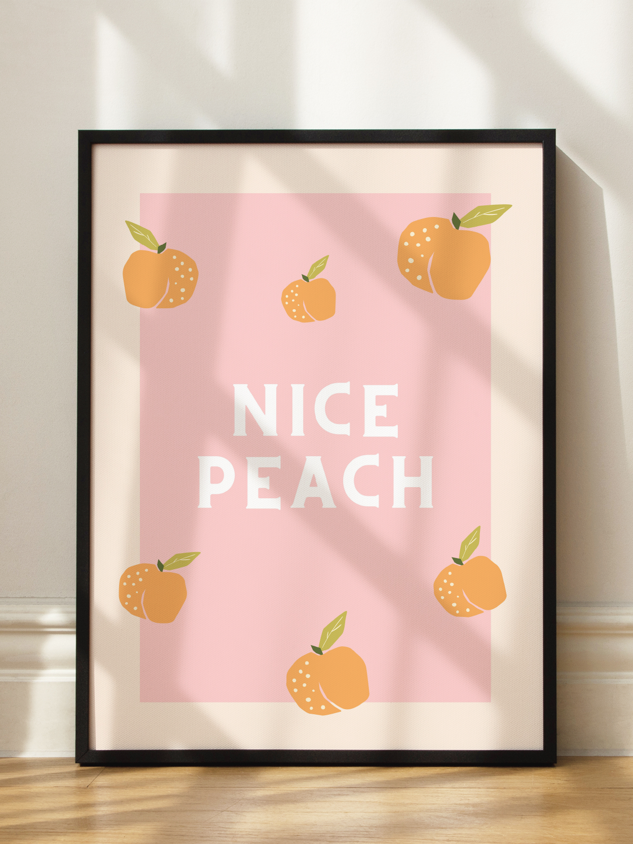 Nice Peach Poster