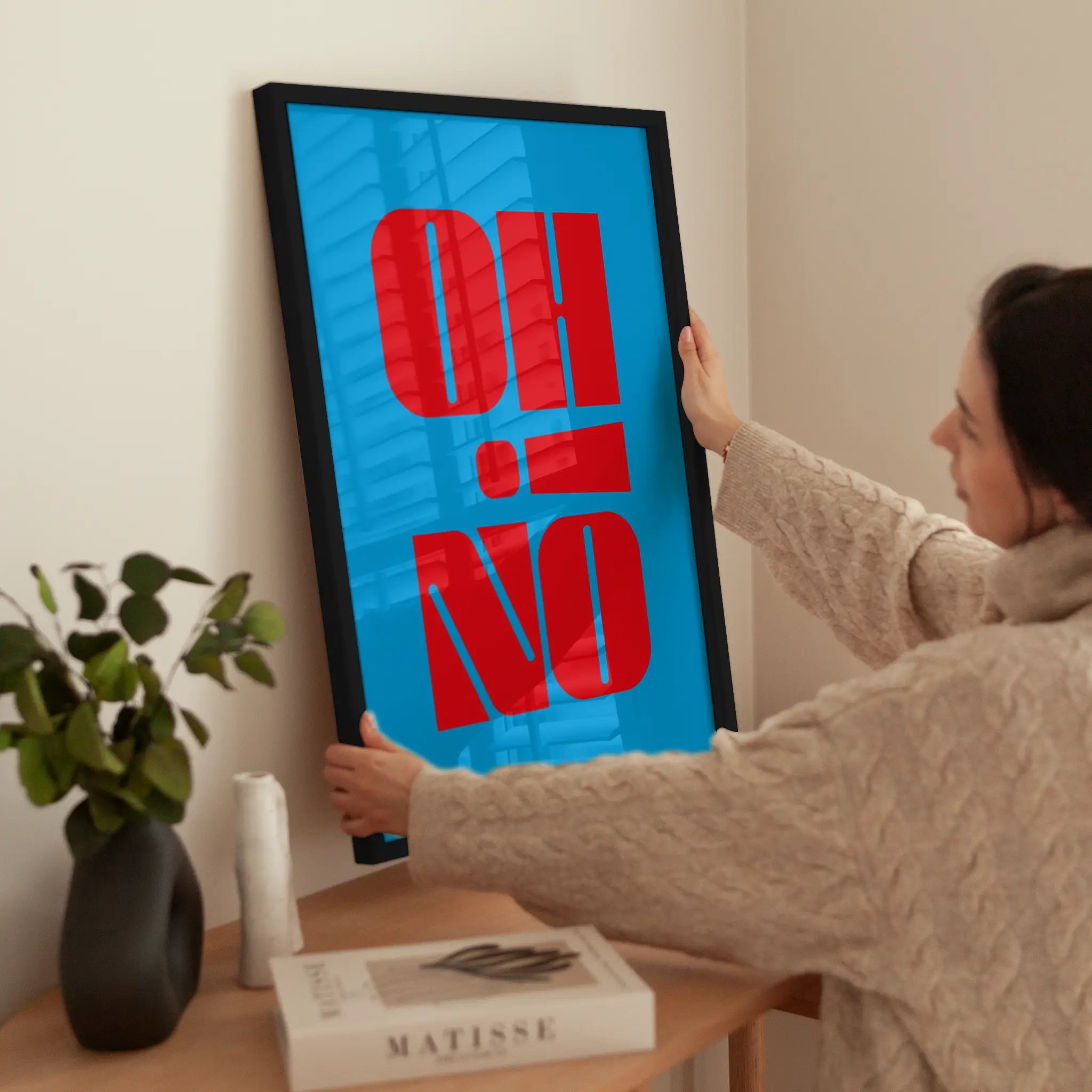 Oh No No4 wird aufgehängt