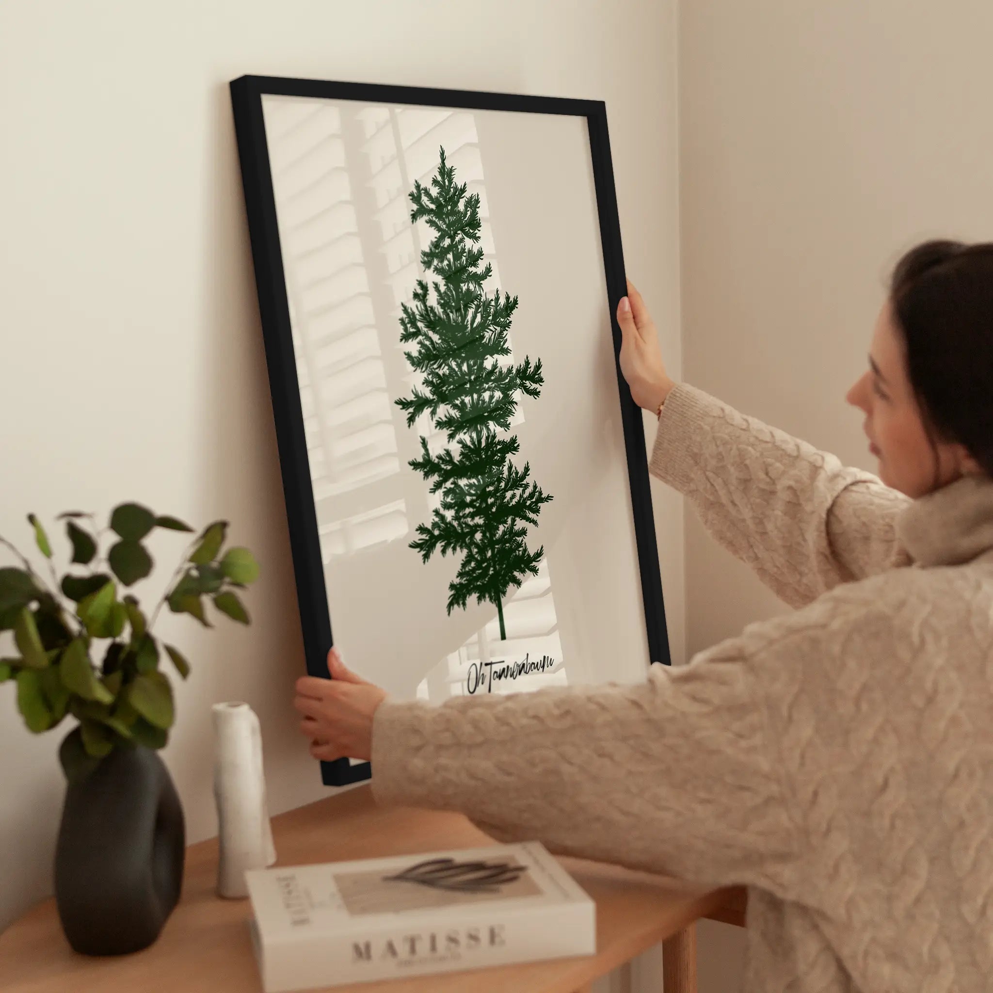 Oh Tannenbaum wird aufgehängt