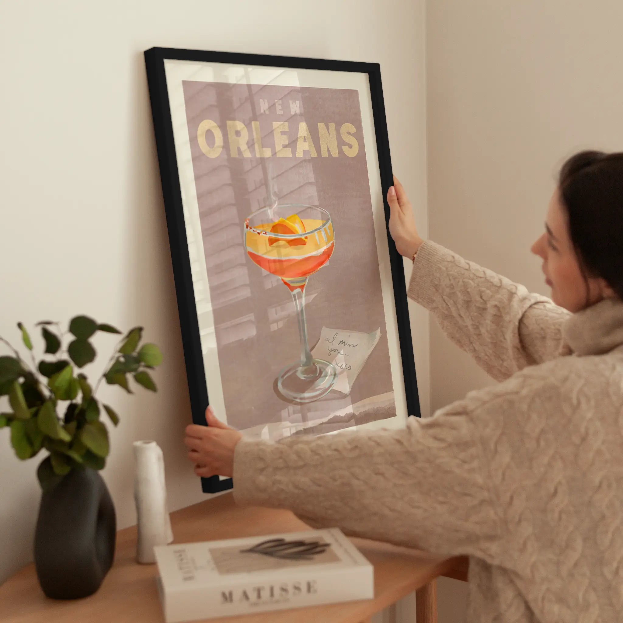 If New Orleans were a Cocktail wird aufgehängt