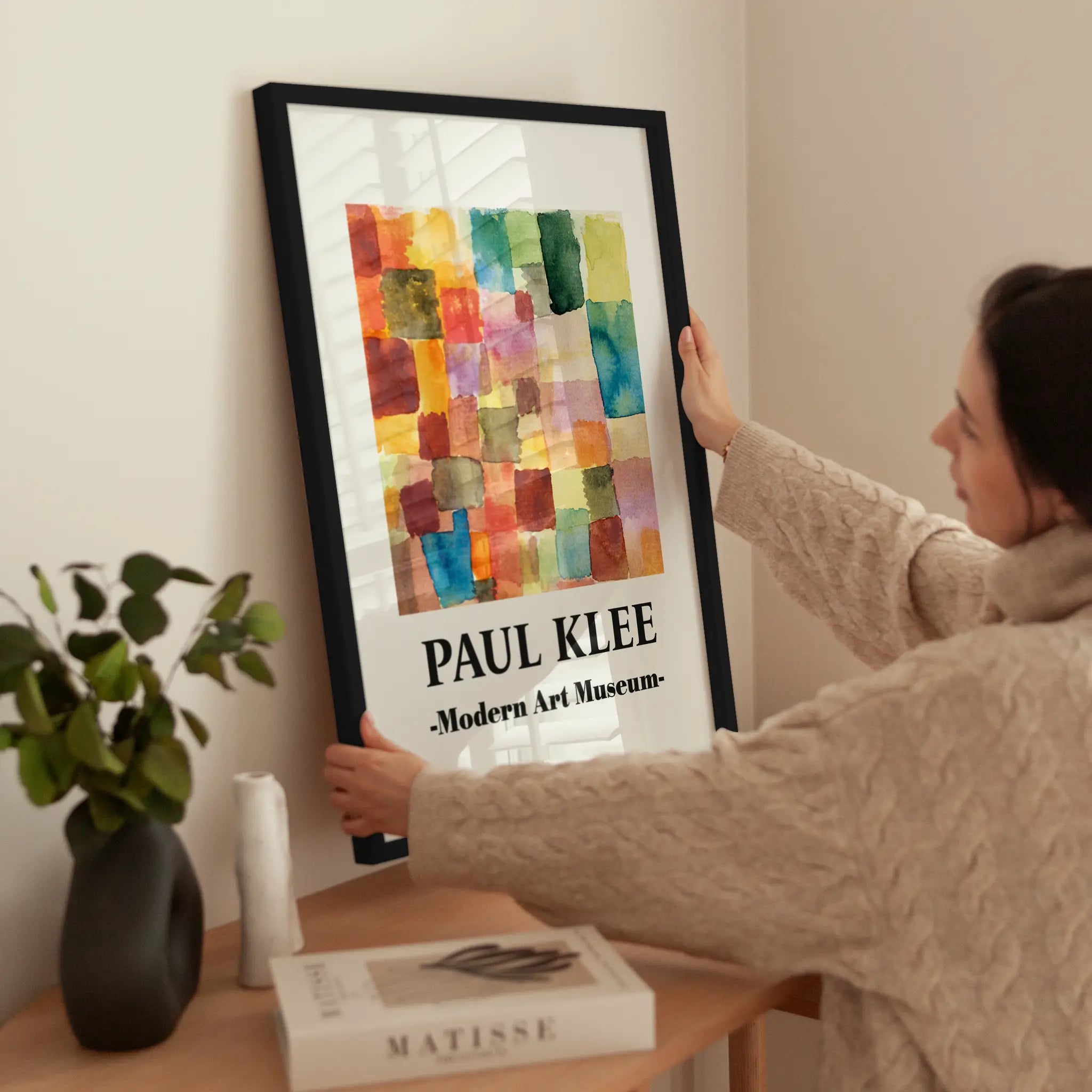 Paul Klee Modern Art Museum wird aufgehängt