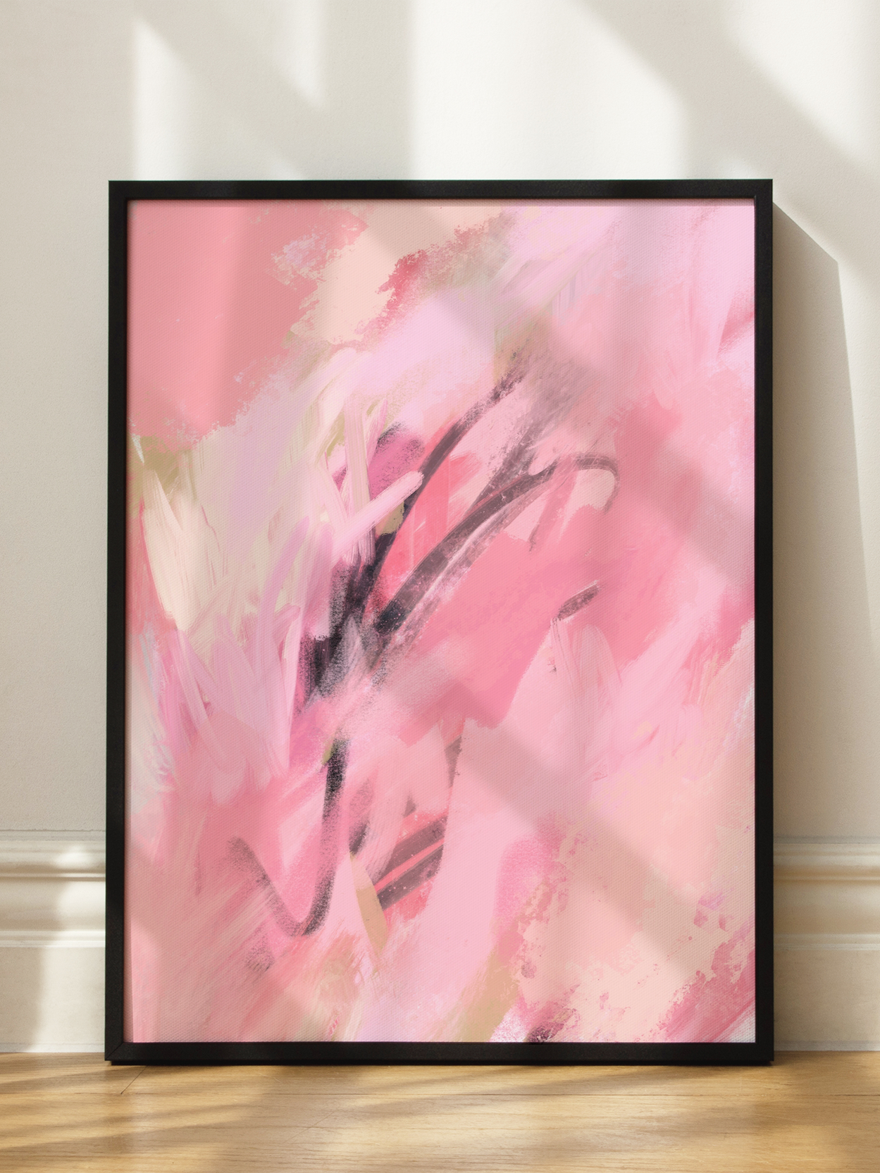 Pink Abstract Painting