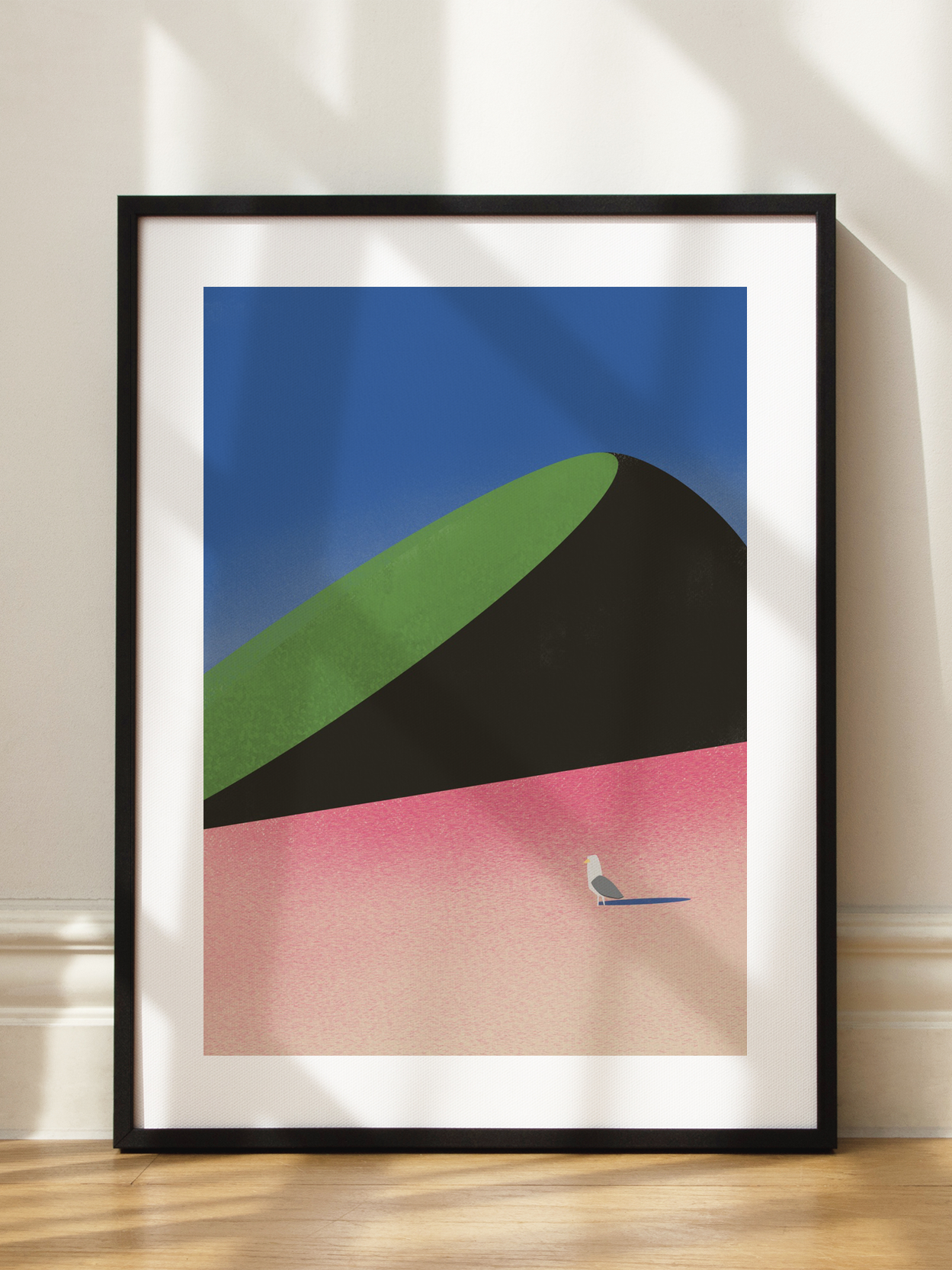 Pink Beach Poster