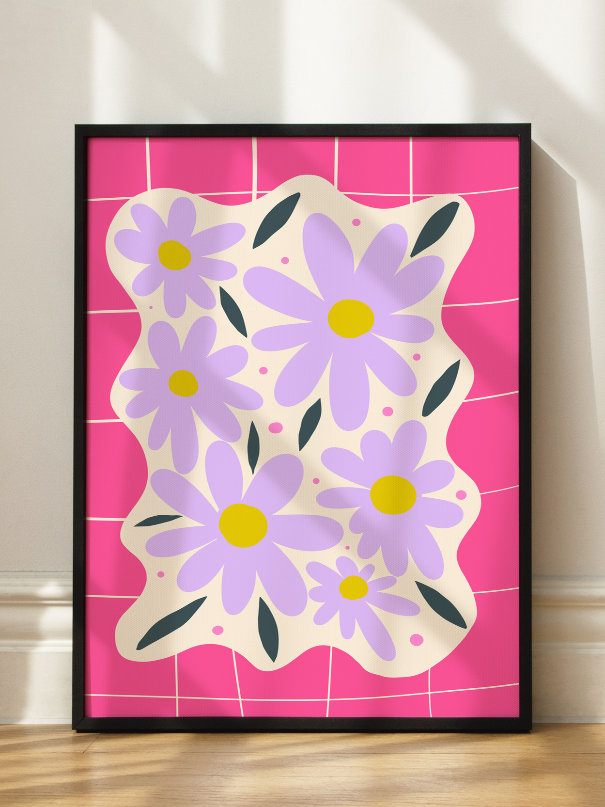 Pink Flower Field