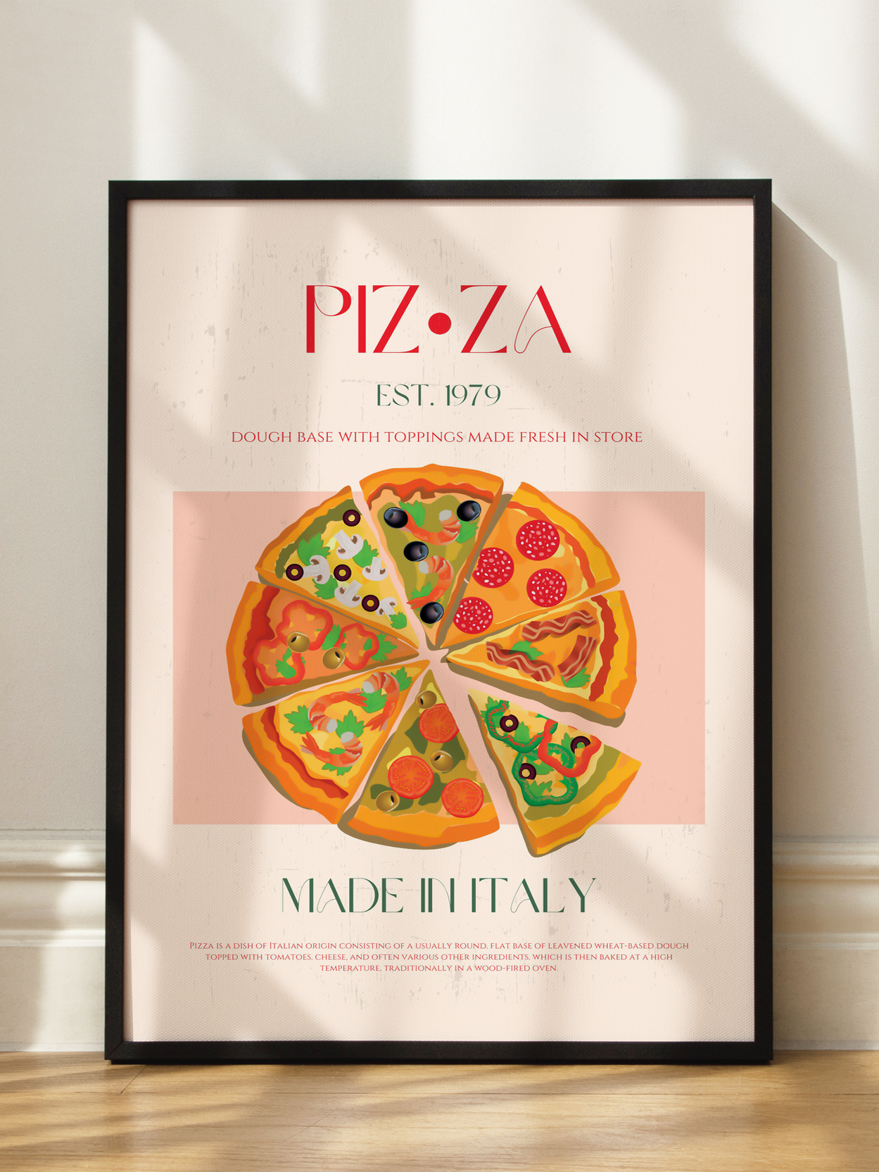 Pizza Made in Italy Poster