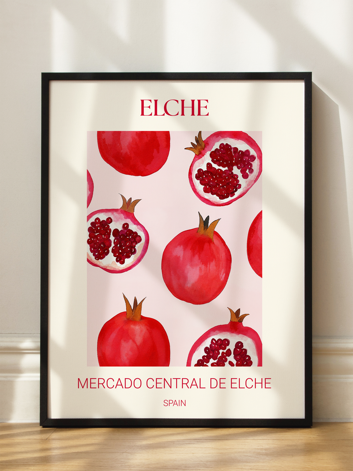 Elche Pomegranates Poster