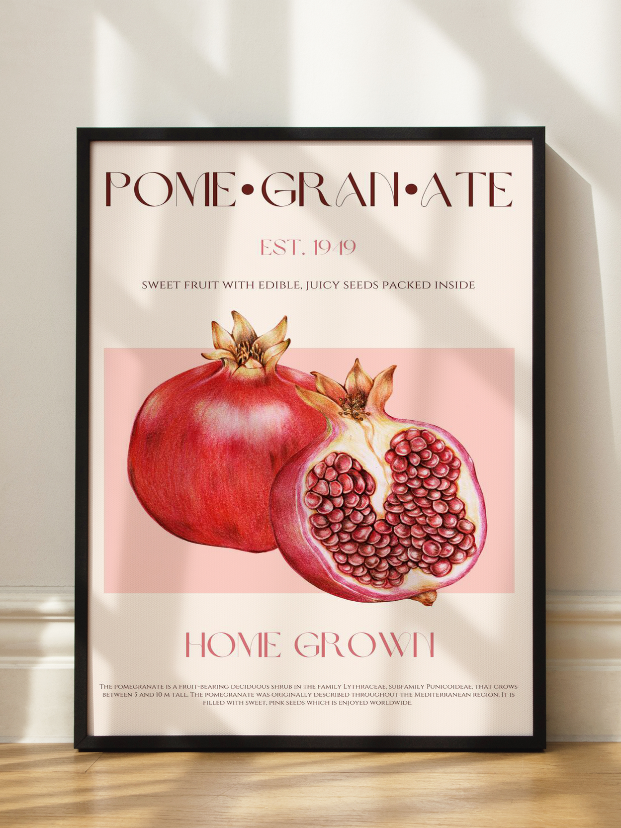 Pomegranate Poster