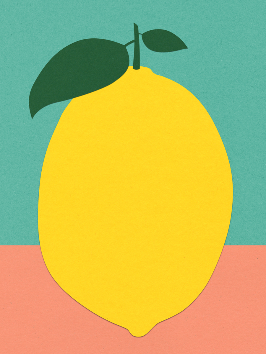 Pop Art Lemon Poster