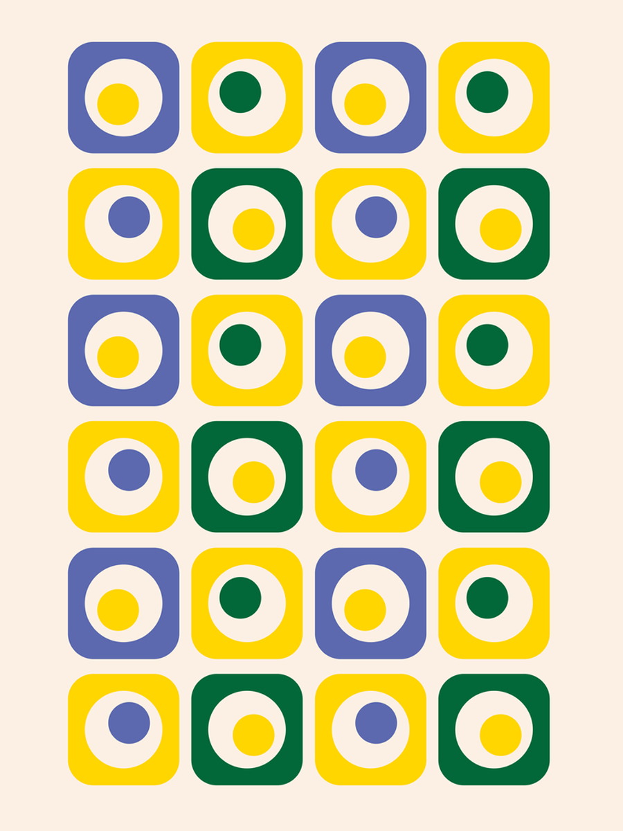 Pop Art Picnic Tiles Poster