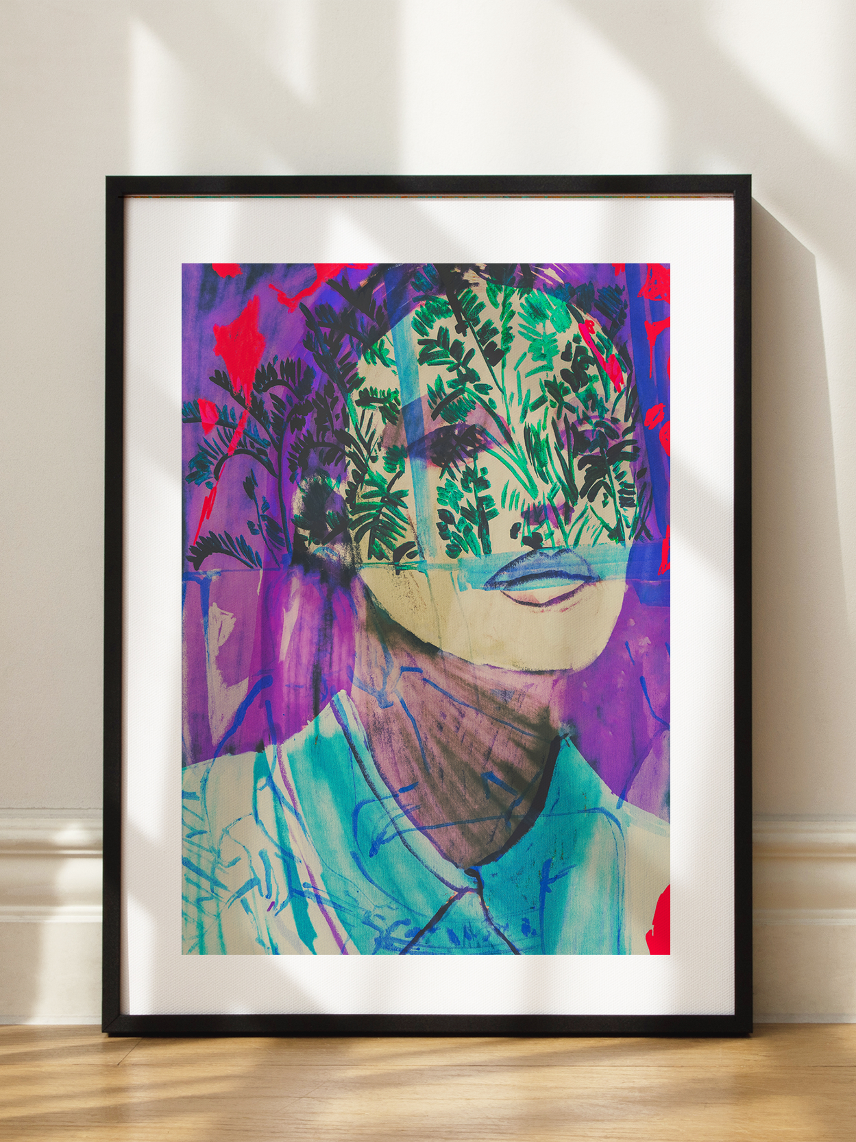 Purple Botanical Poster