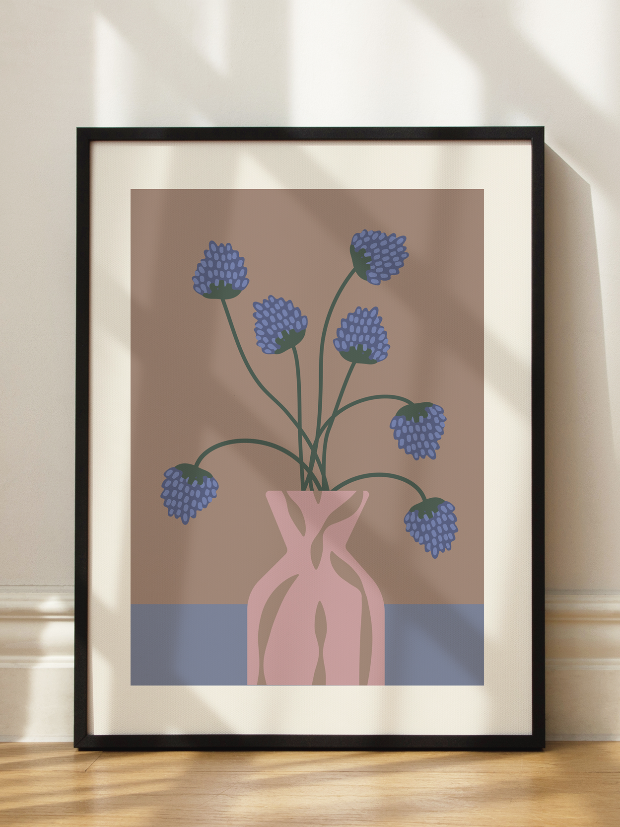 Purple Bunch Poster