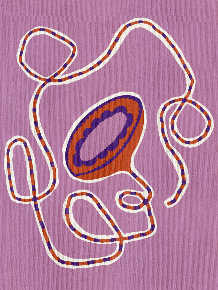 Purple Loop Poster