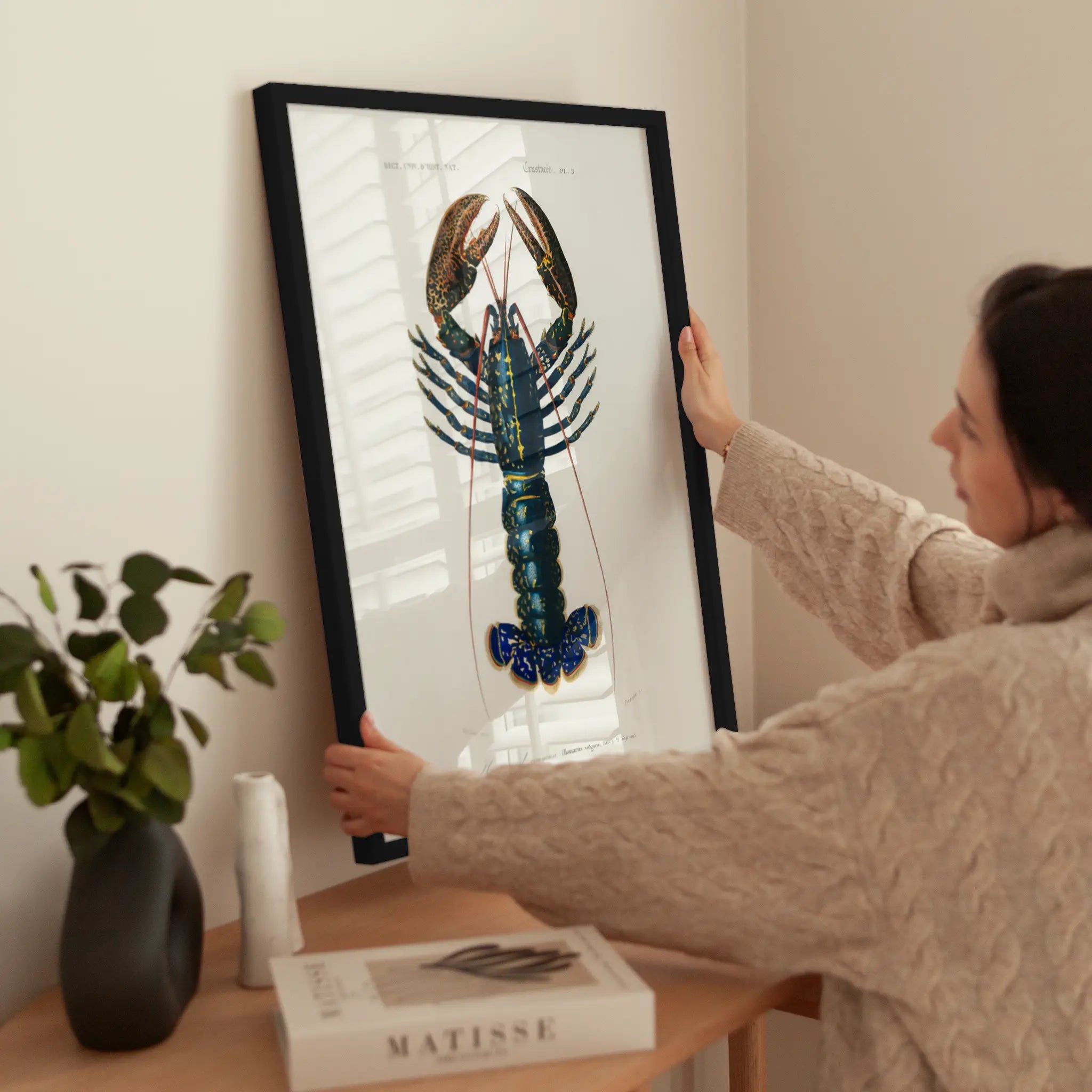 Rare Lobster wird aufgehängt