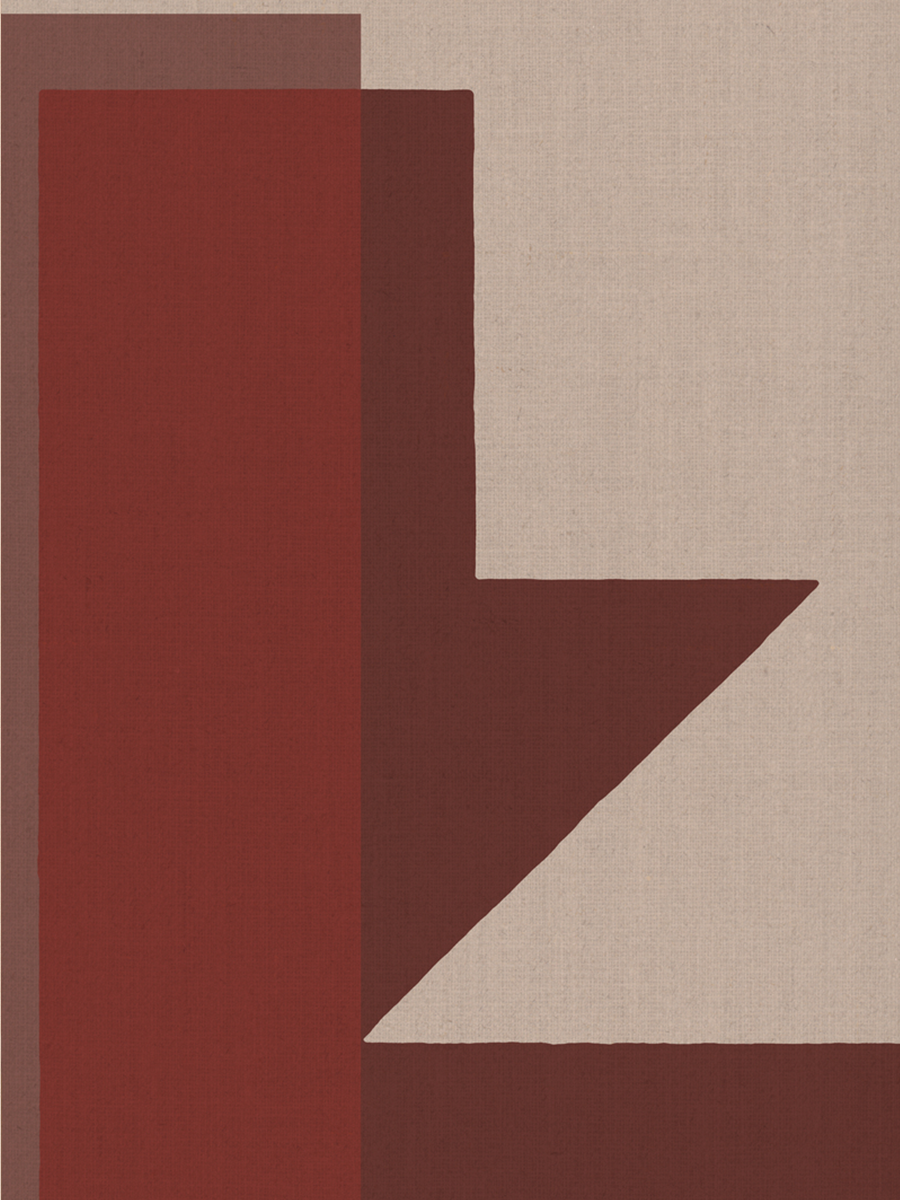 Red Blocks Poster