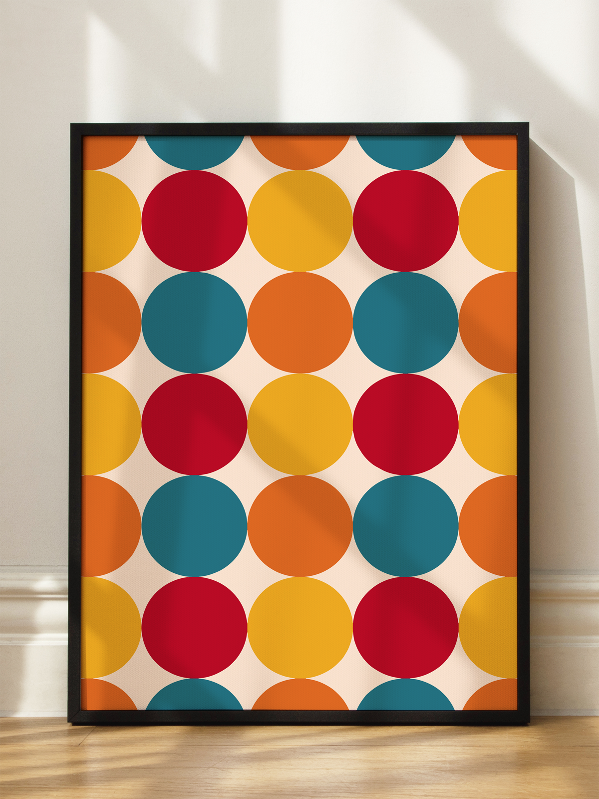 Retro Mod Polka Poster