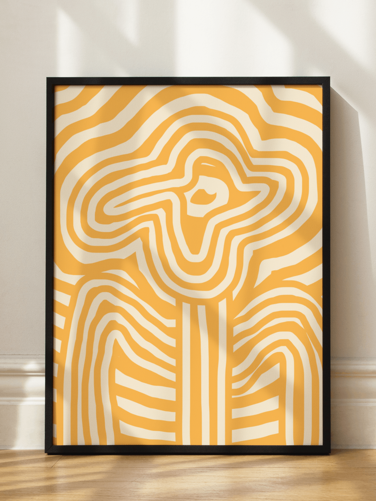 Retro Flower Poster