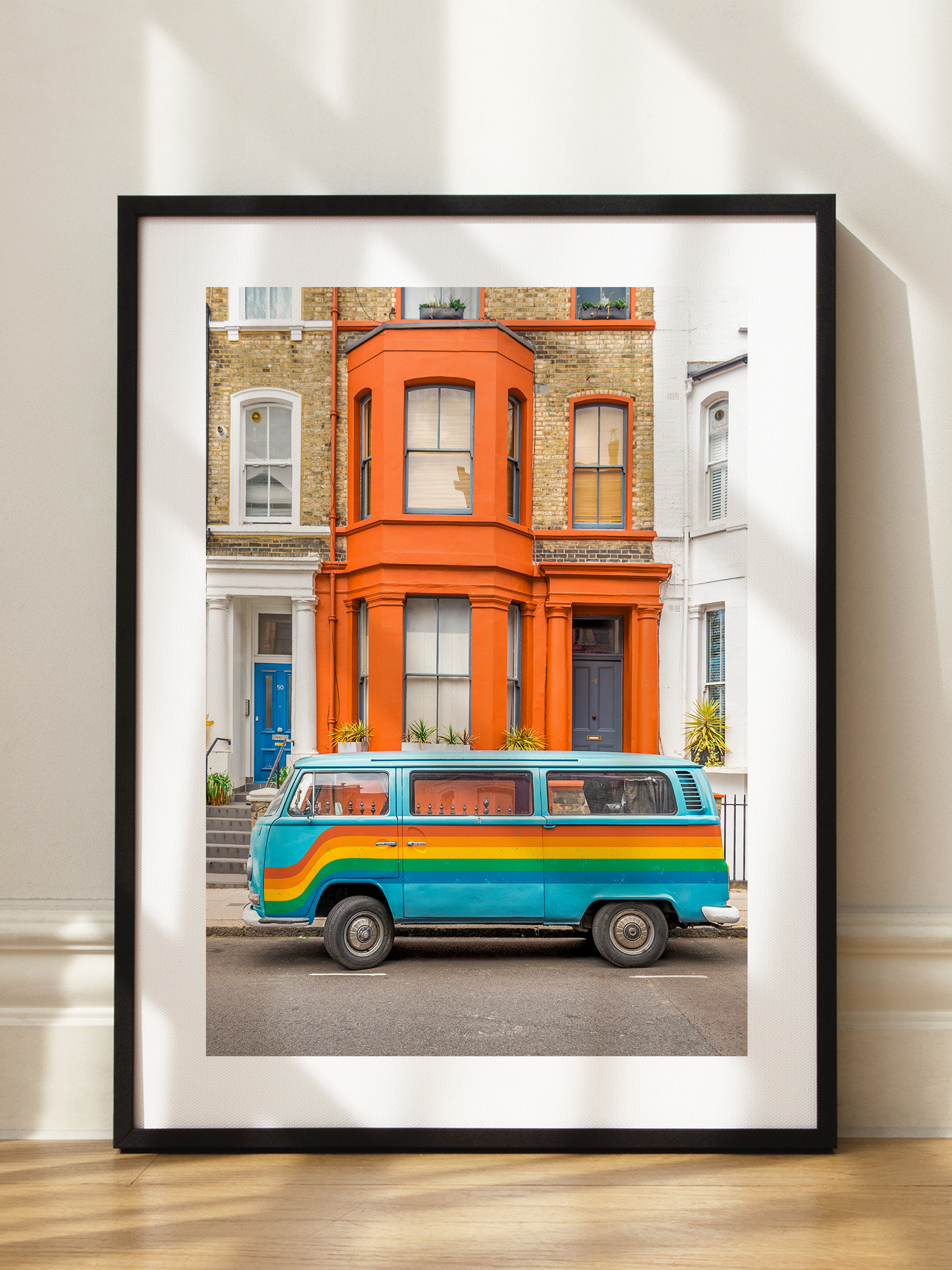 Retro Rainbow Van