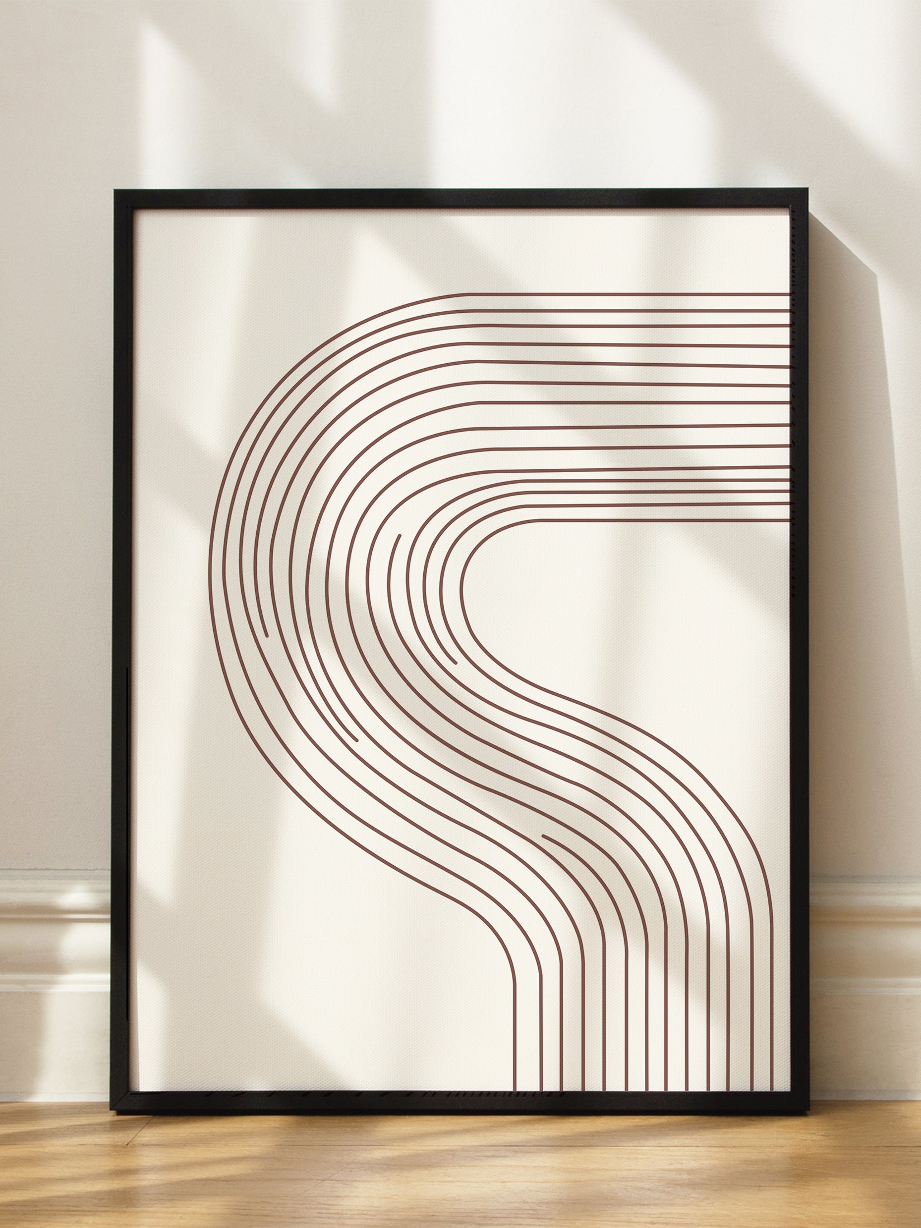 Rhythmic Curves Poster