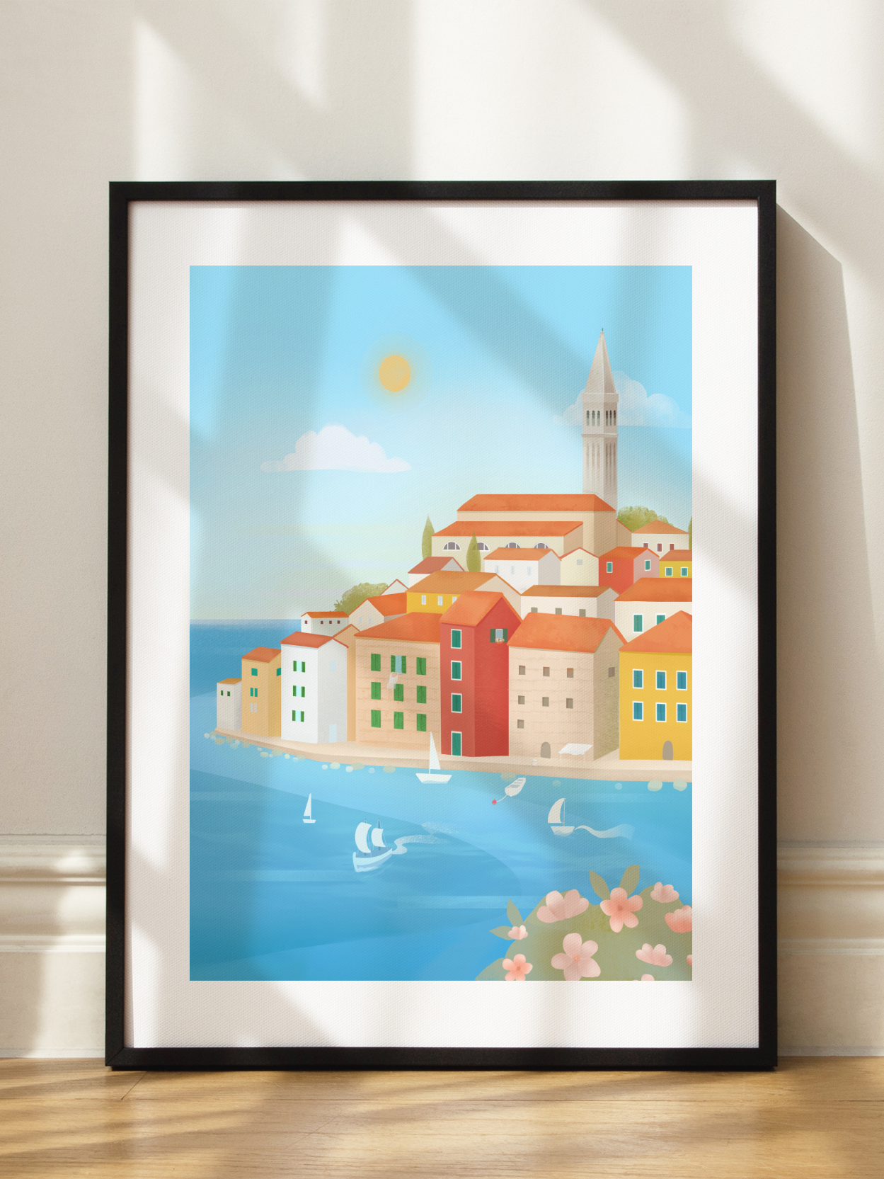 Rovinj City Poster