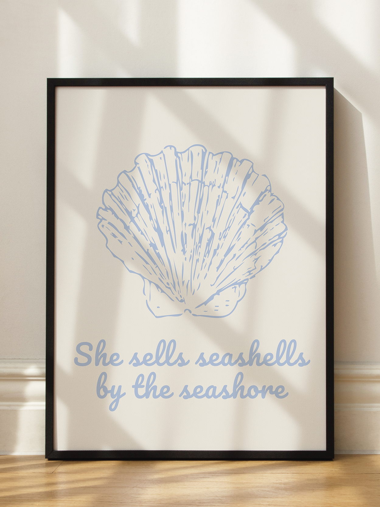 Seashells by the Seashore Poster
