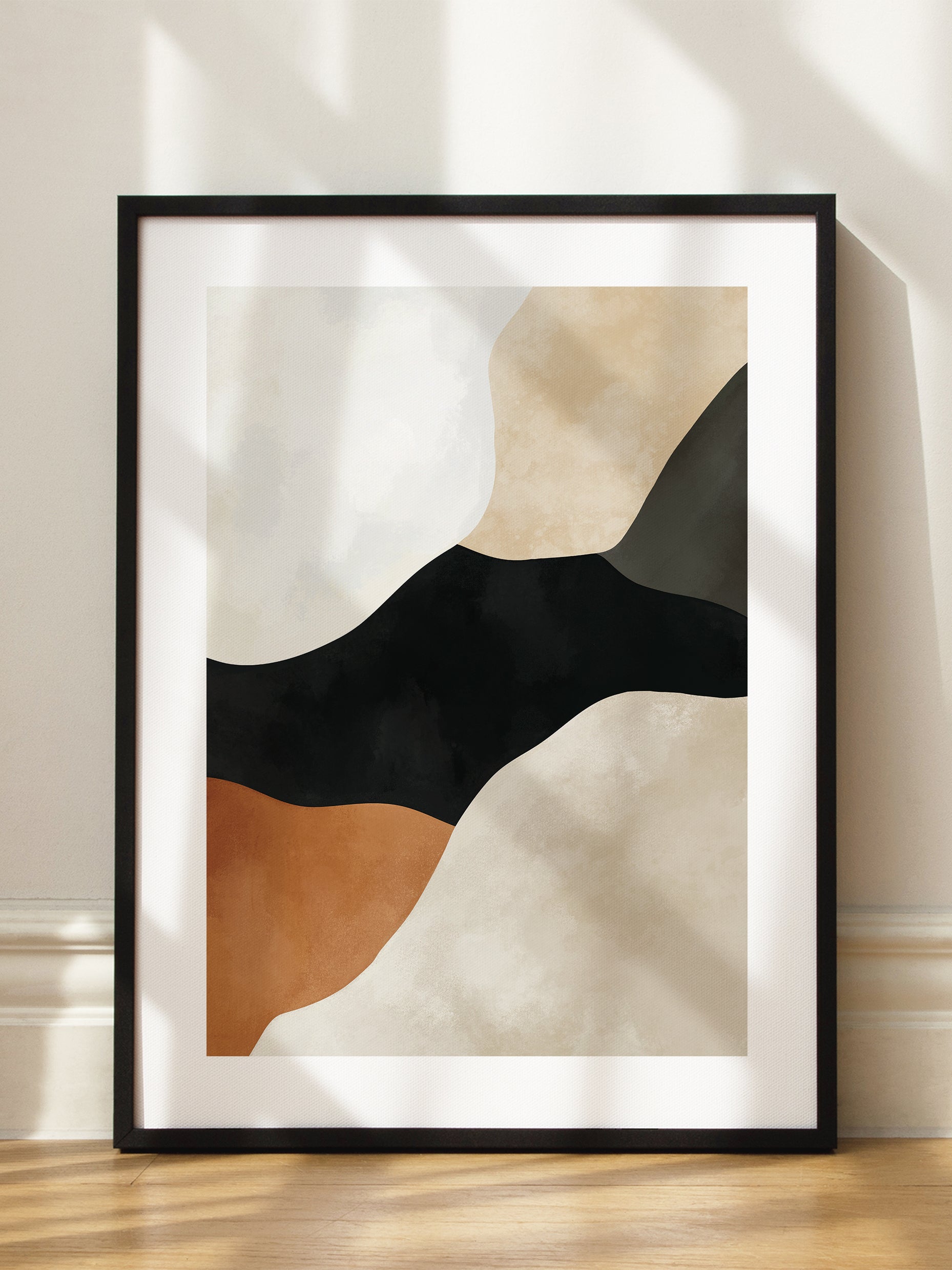 Serenity In Shapes No3 Poster