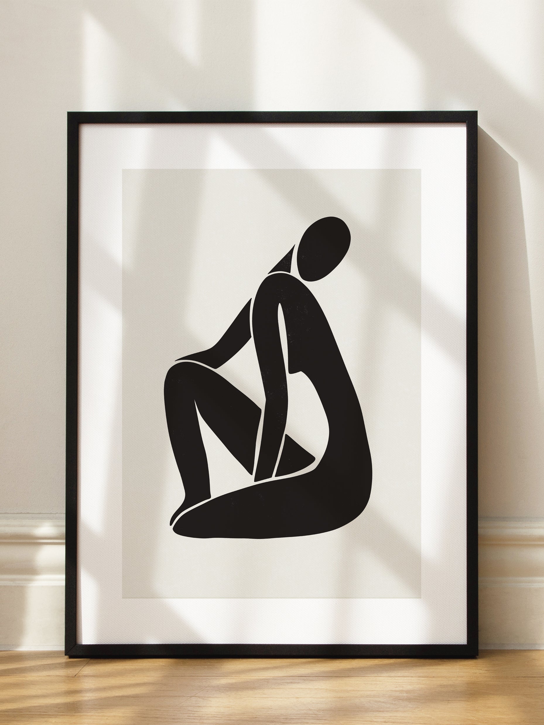 Silhouette Nude No3 Poster