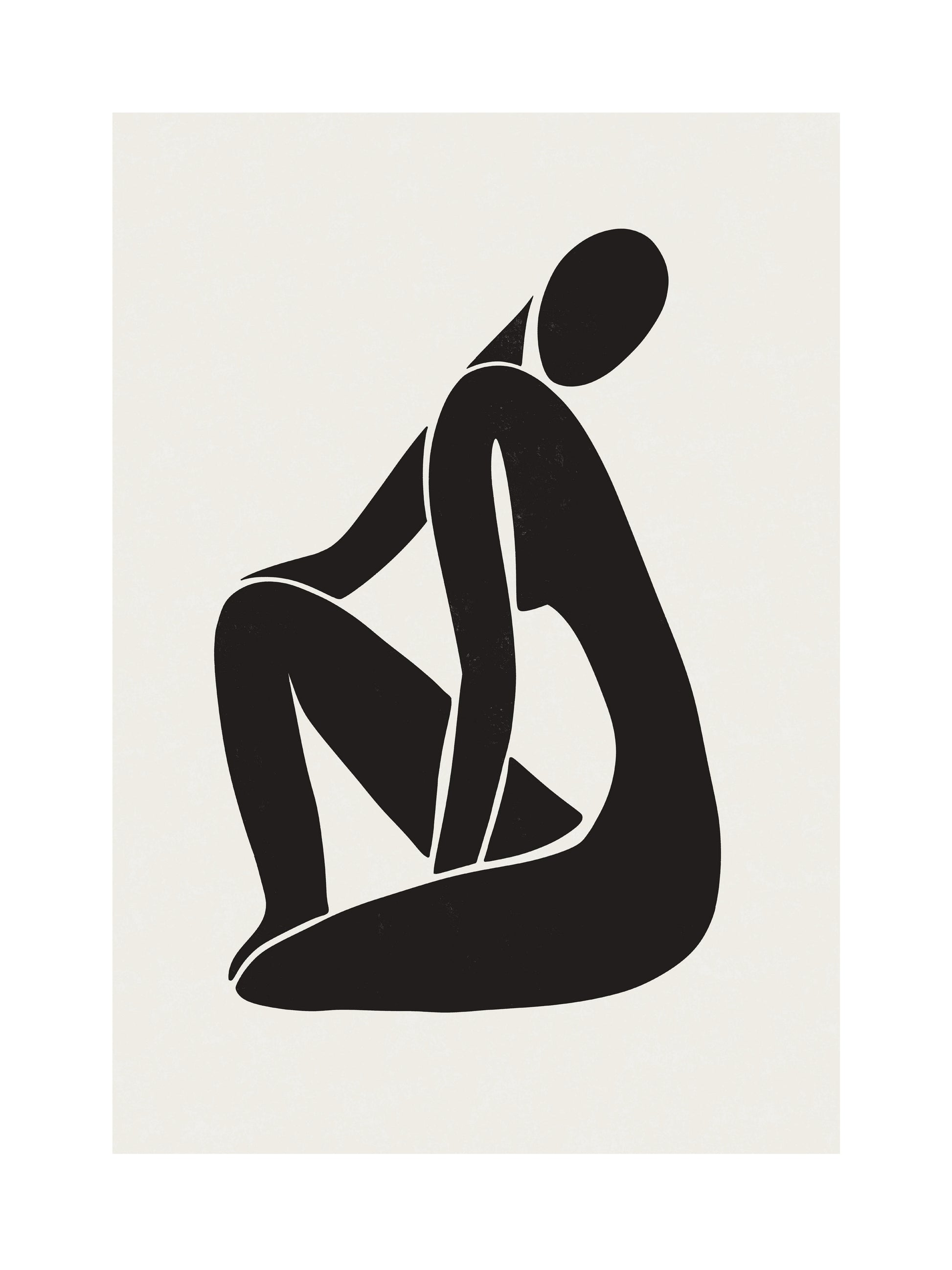 Silhouette Nude No3 Poster