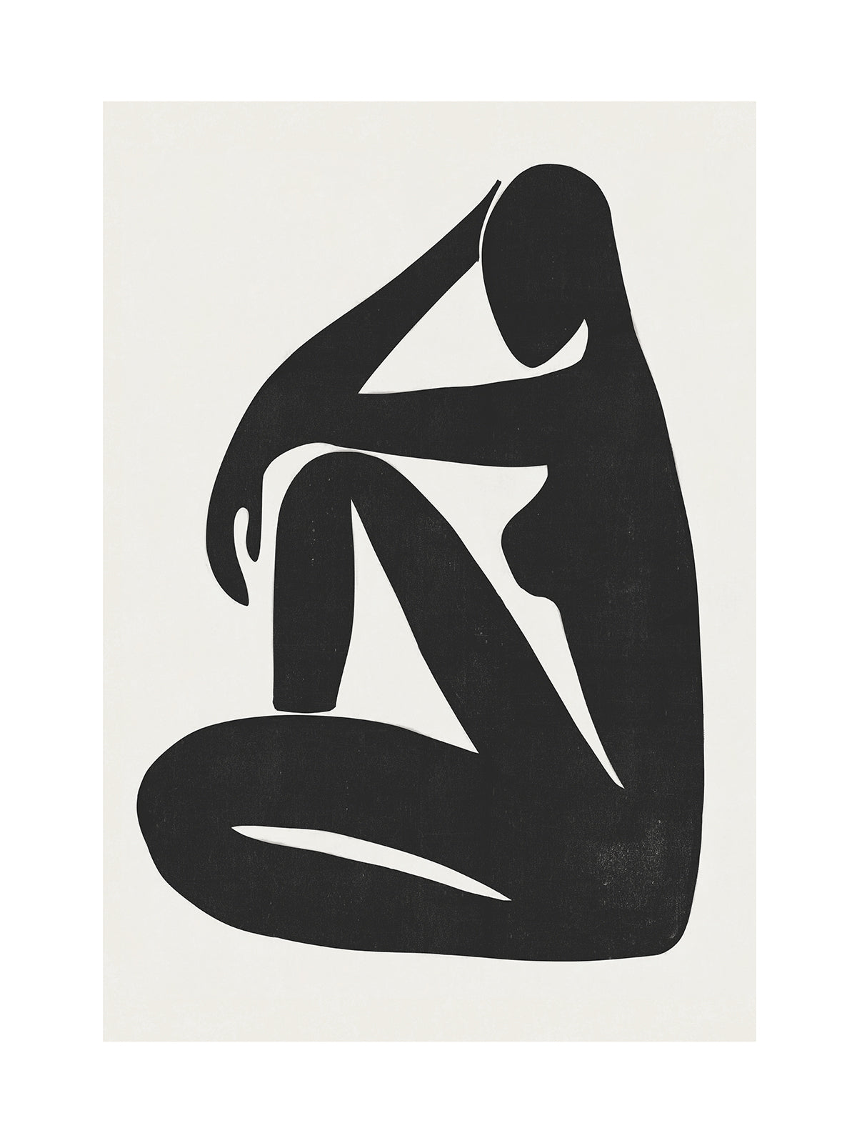 Silhouette Nude No4 Poster