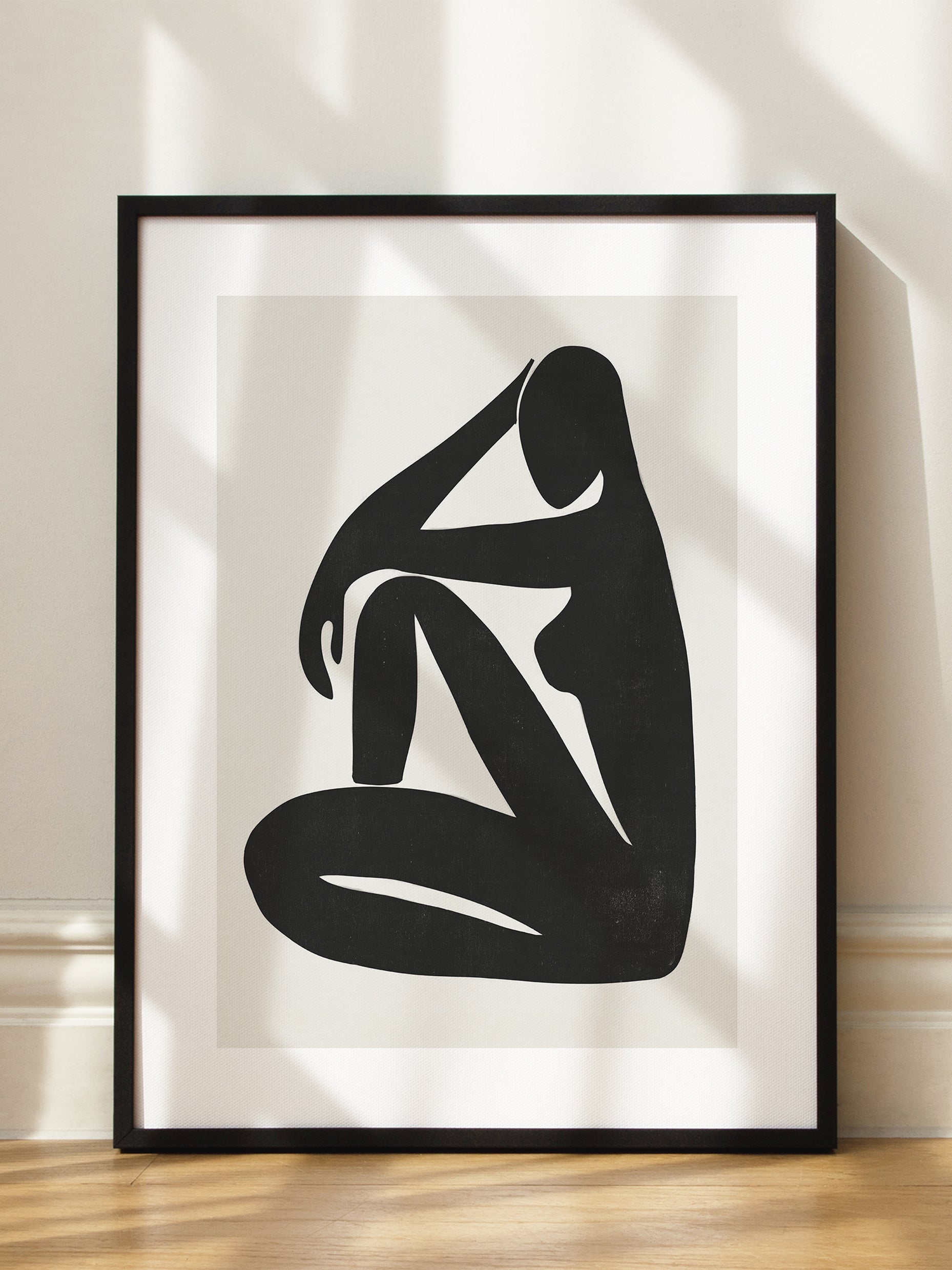 Silhouette Nude No4 Poster