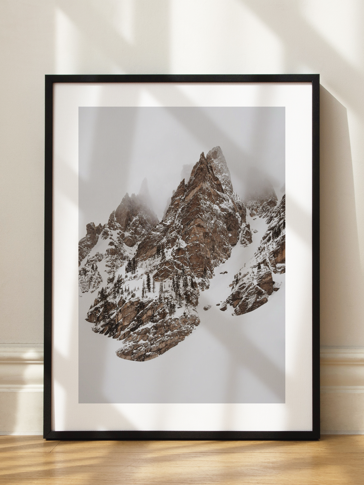 Snowy Peaks Poster