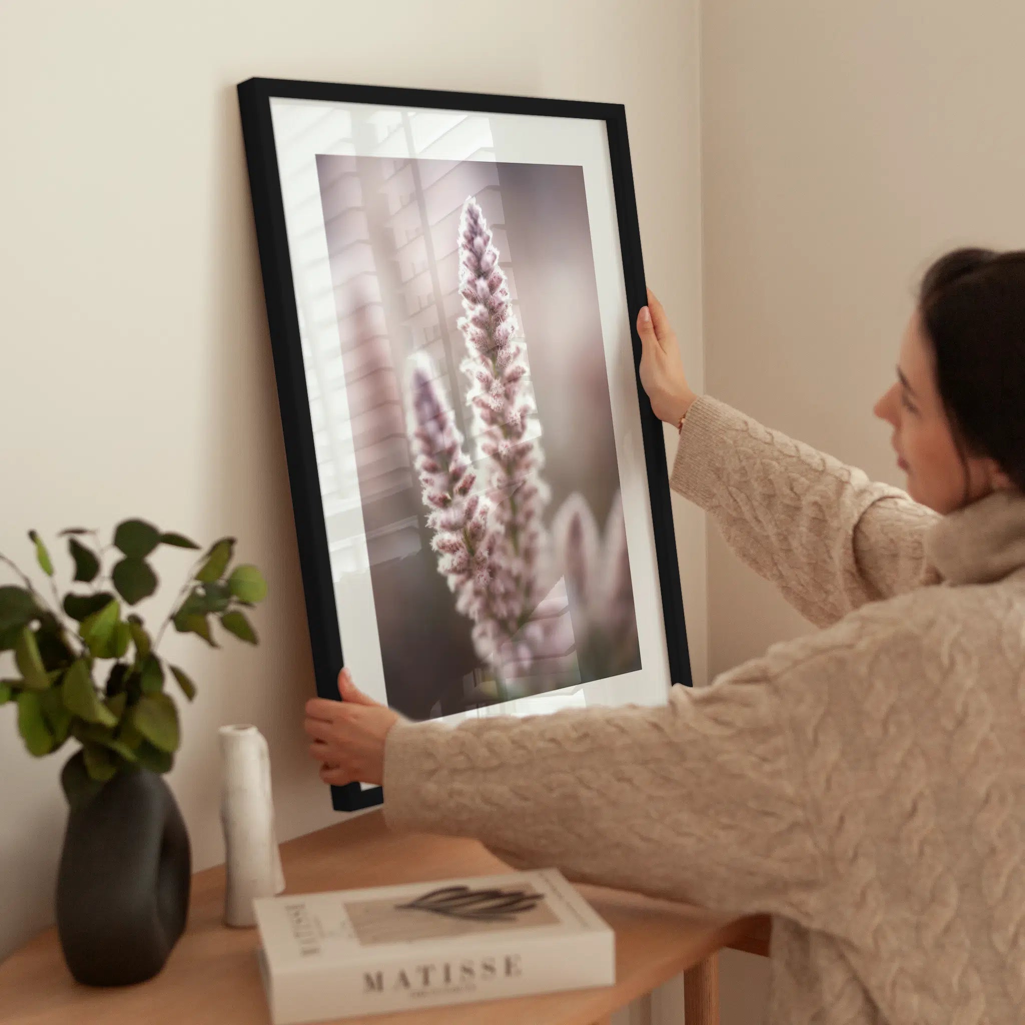 Soft Botanical wird aufgehängt