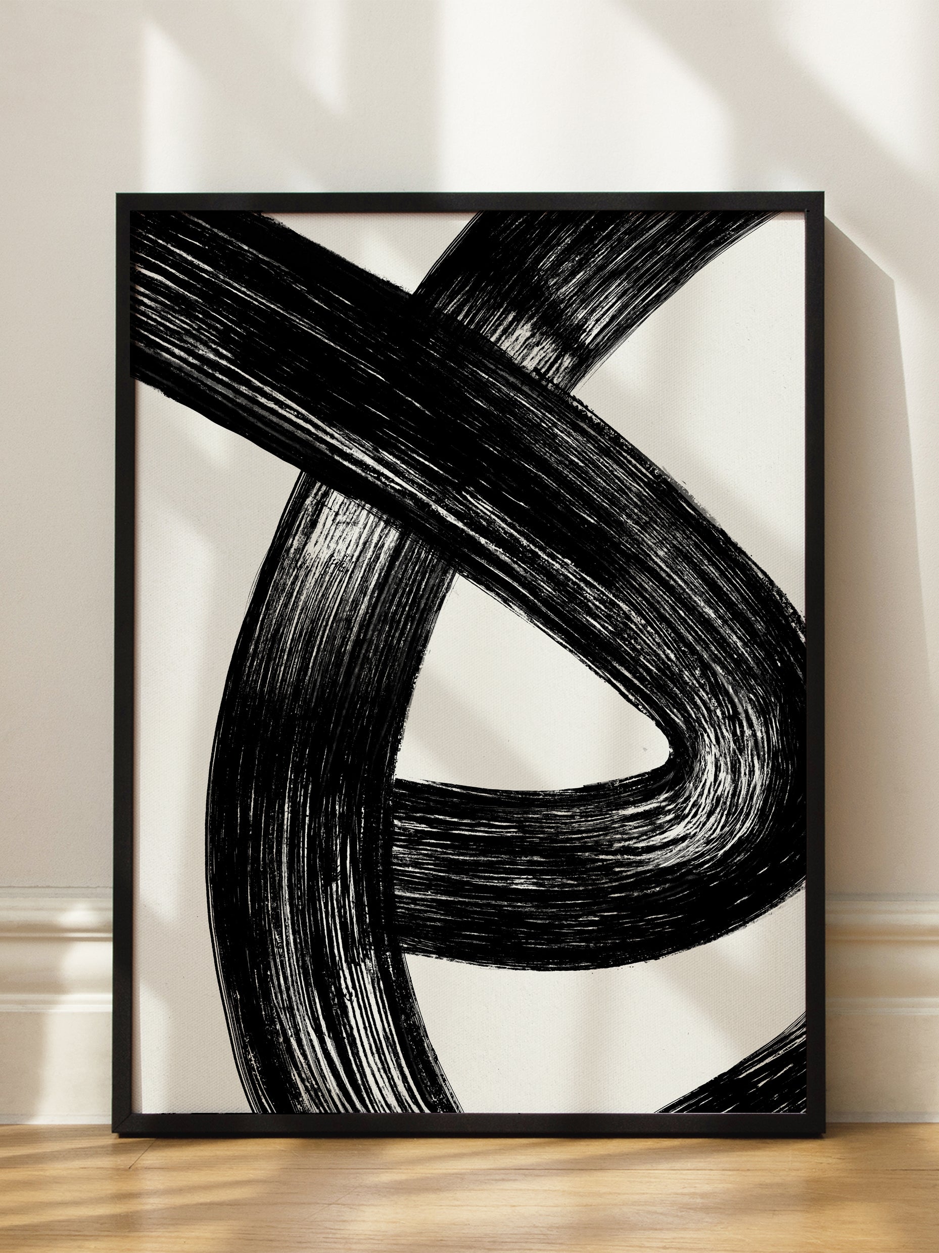 Char Ink Intersections Poster