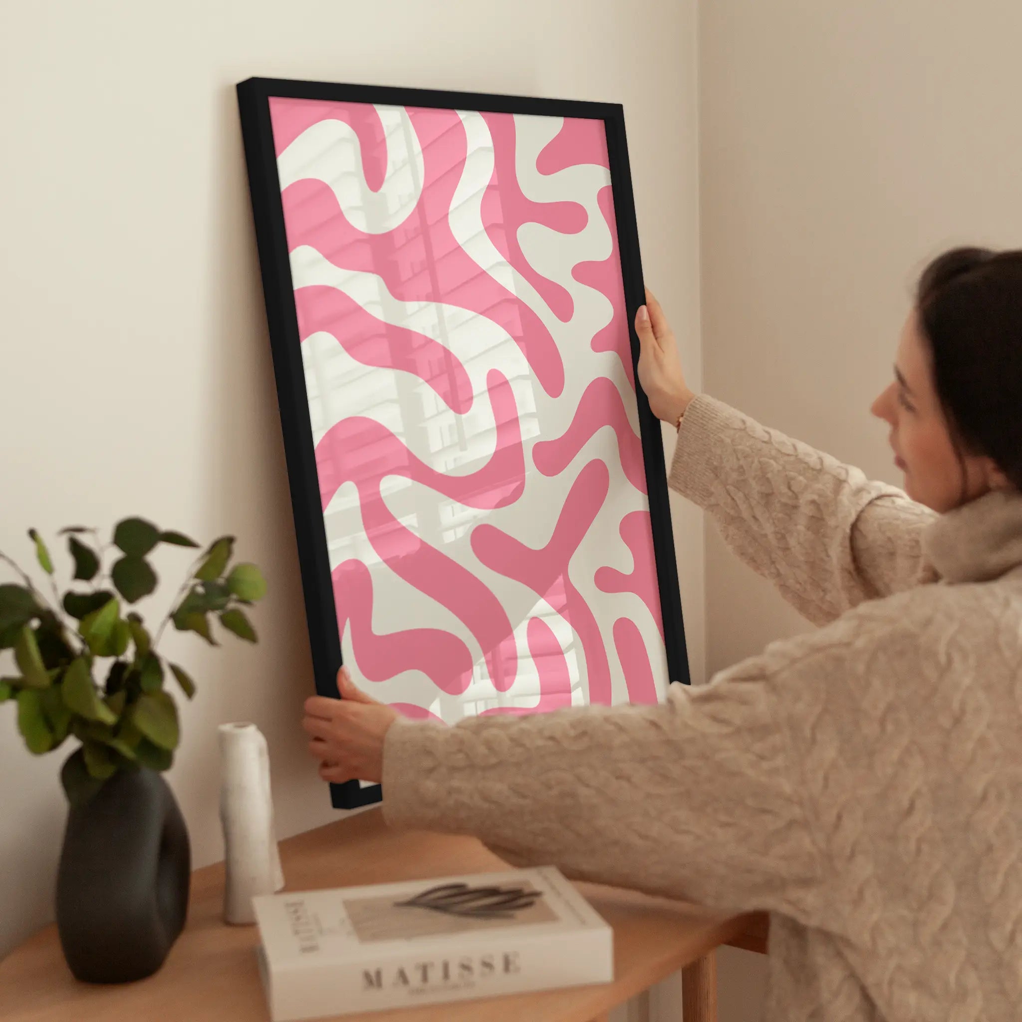 Squiggly Lines wird aufgehängt