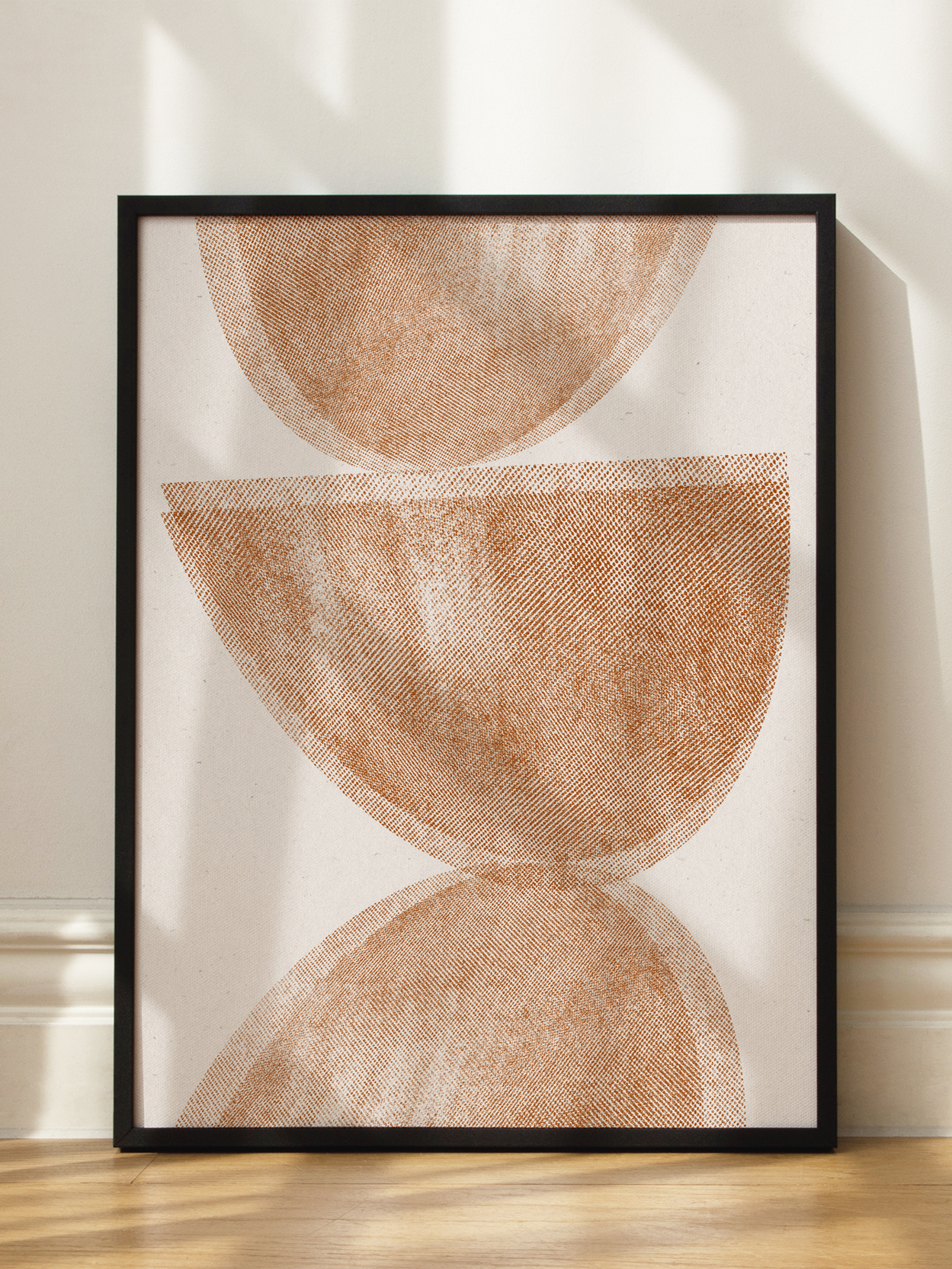 Stacked Brown Halves