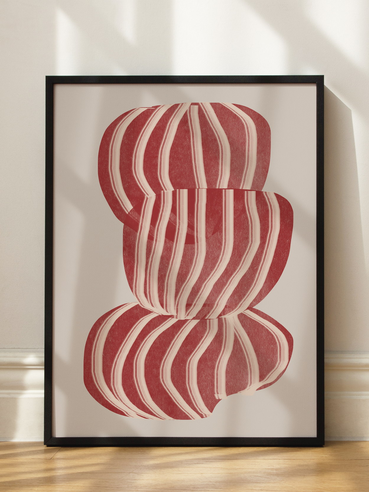 Stacked Red Stones No1 Poster