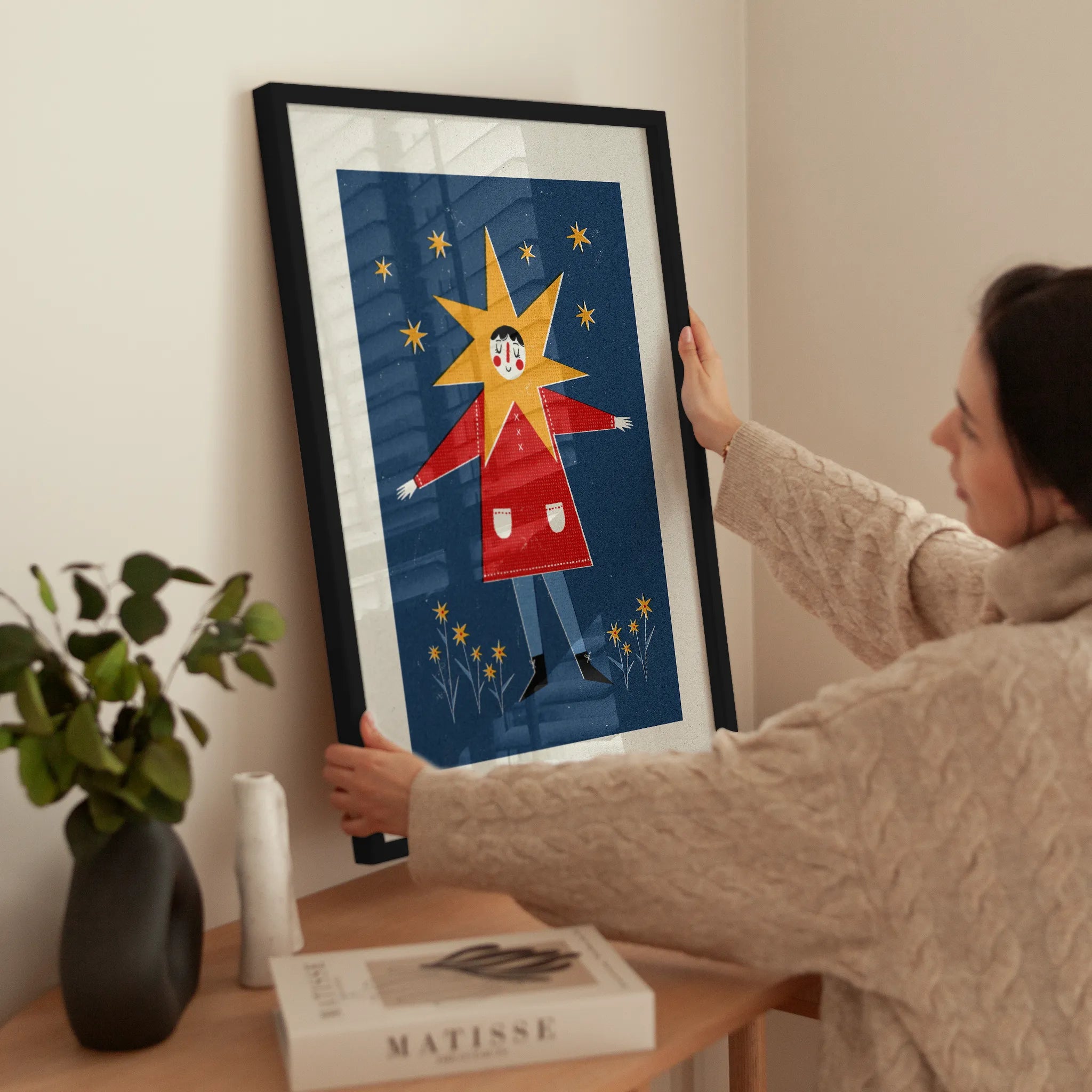 Star Person wird aufgehängt
