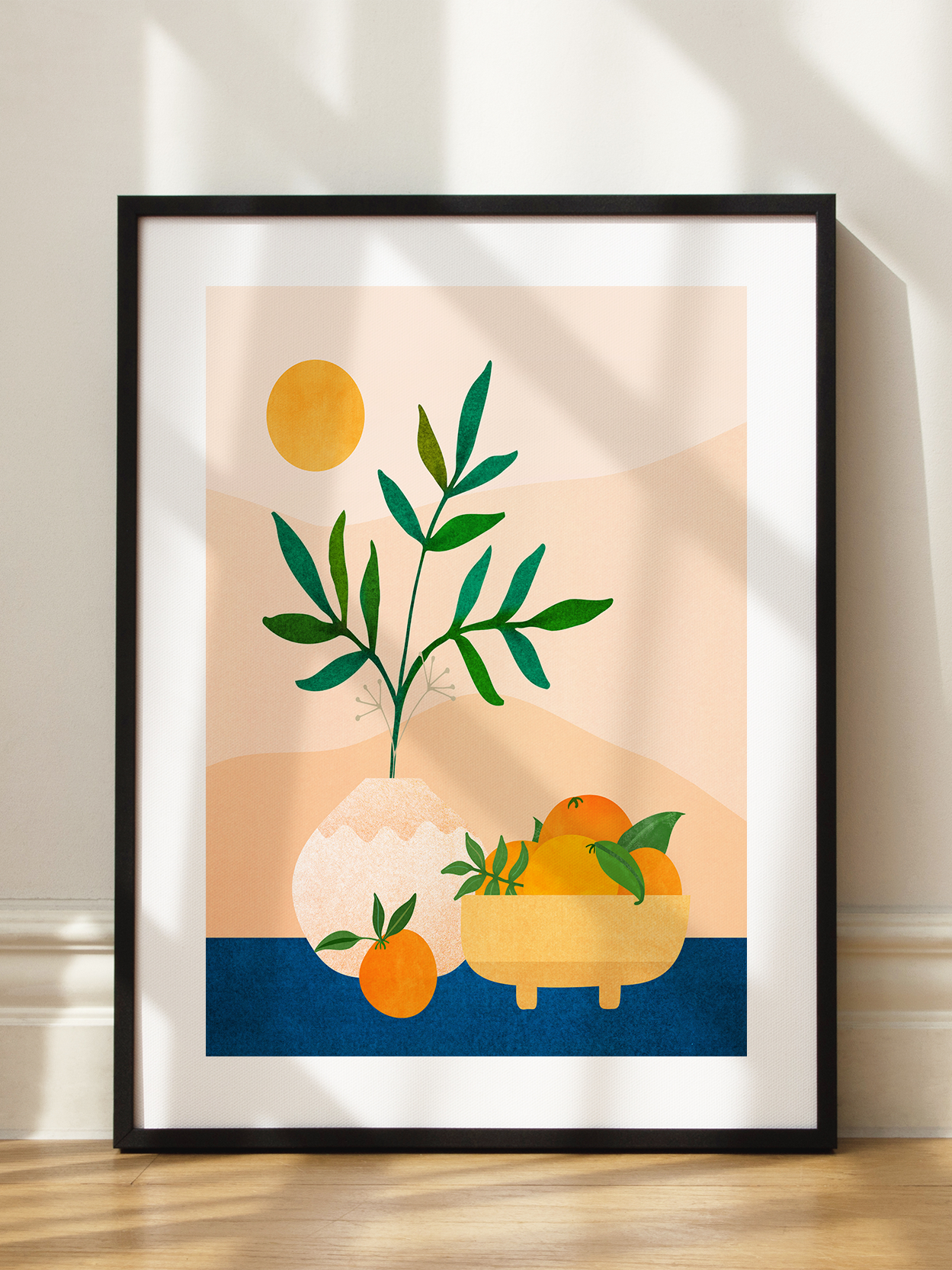 Still Life with Oranges Poster