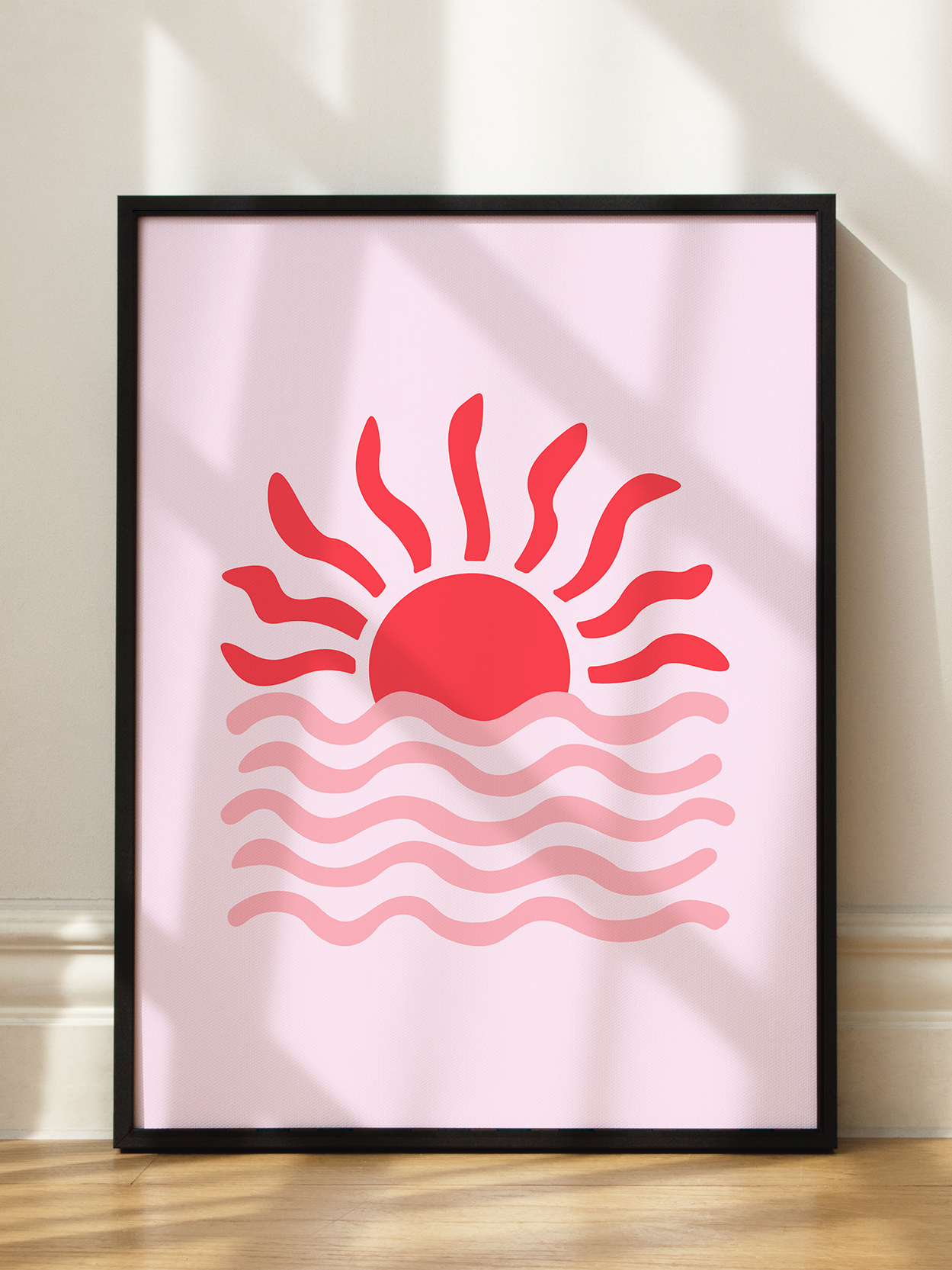 Sun Waves Poster