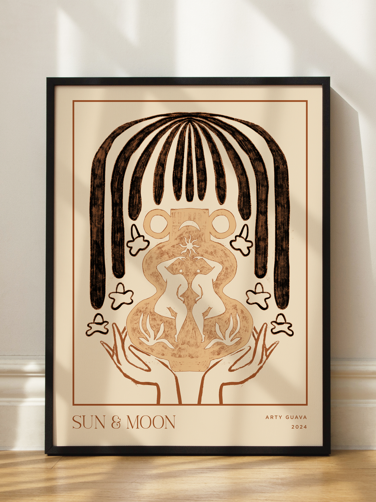 Sun and Moon Poster